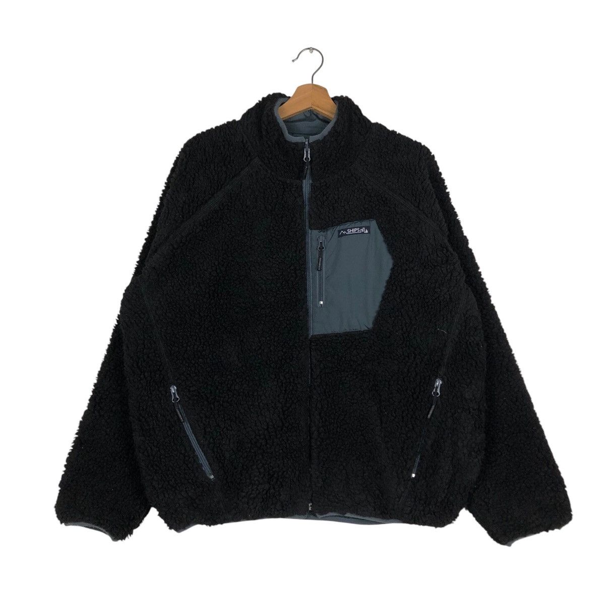 Issey Miyake 📌Vintage Bomber Jacket Reversible Fleece Ships Japan Size US M / EU 48-50 / 2 - 17 Thumbnail