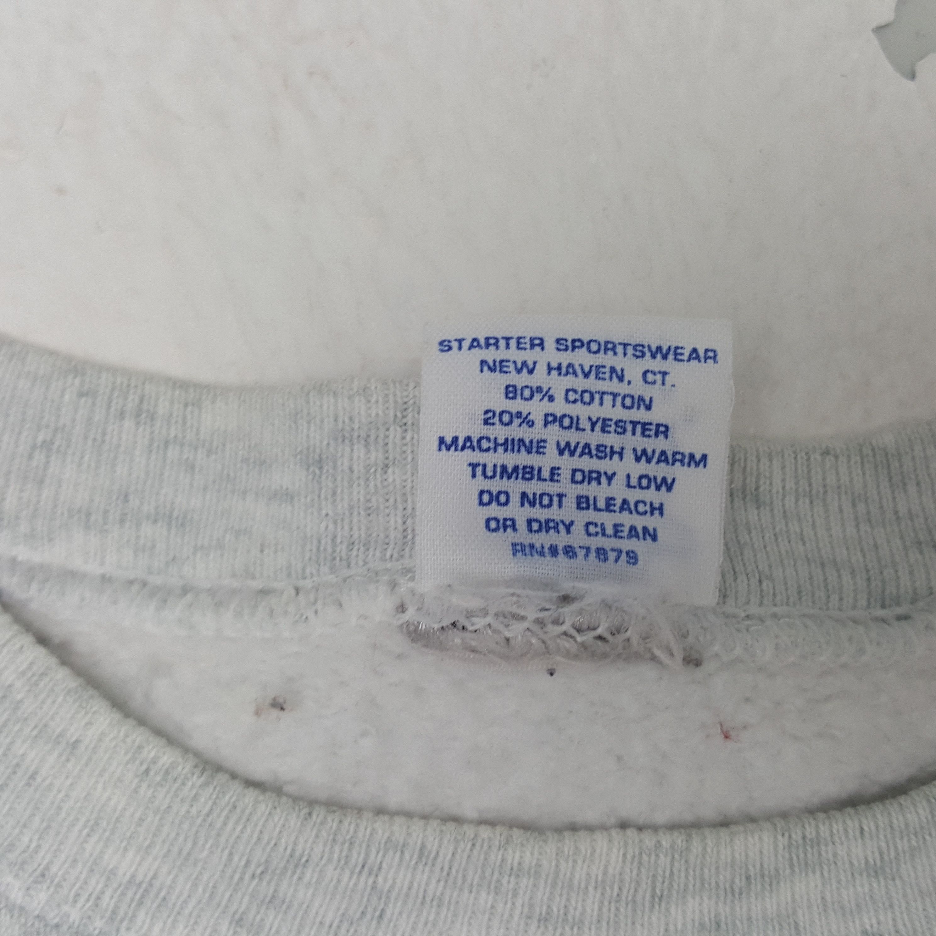 NFL × Starter × Vintage Vintage Cleveland Indians American Football Team Sweatshirt Size US L / EU 52-54 / 3 - 9 Thumbnail
