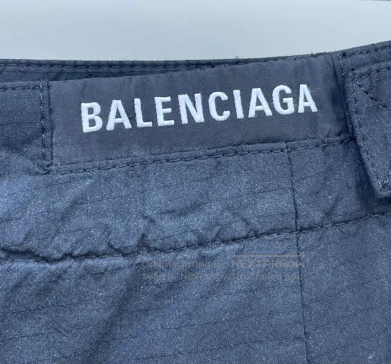 Balenciaga Ripped Mini Skirt