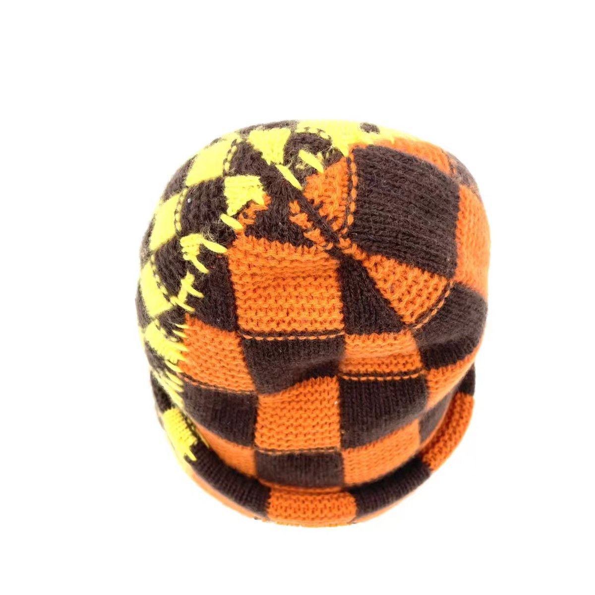 Louis Vuitton Louis Vuitton Feidun checkerboard knit cold hat Size ONE SIZE - 7 Thumbnail