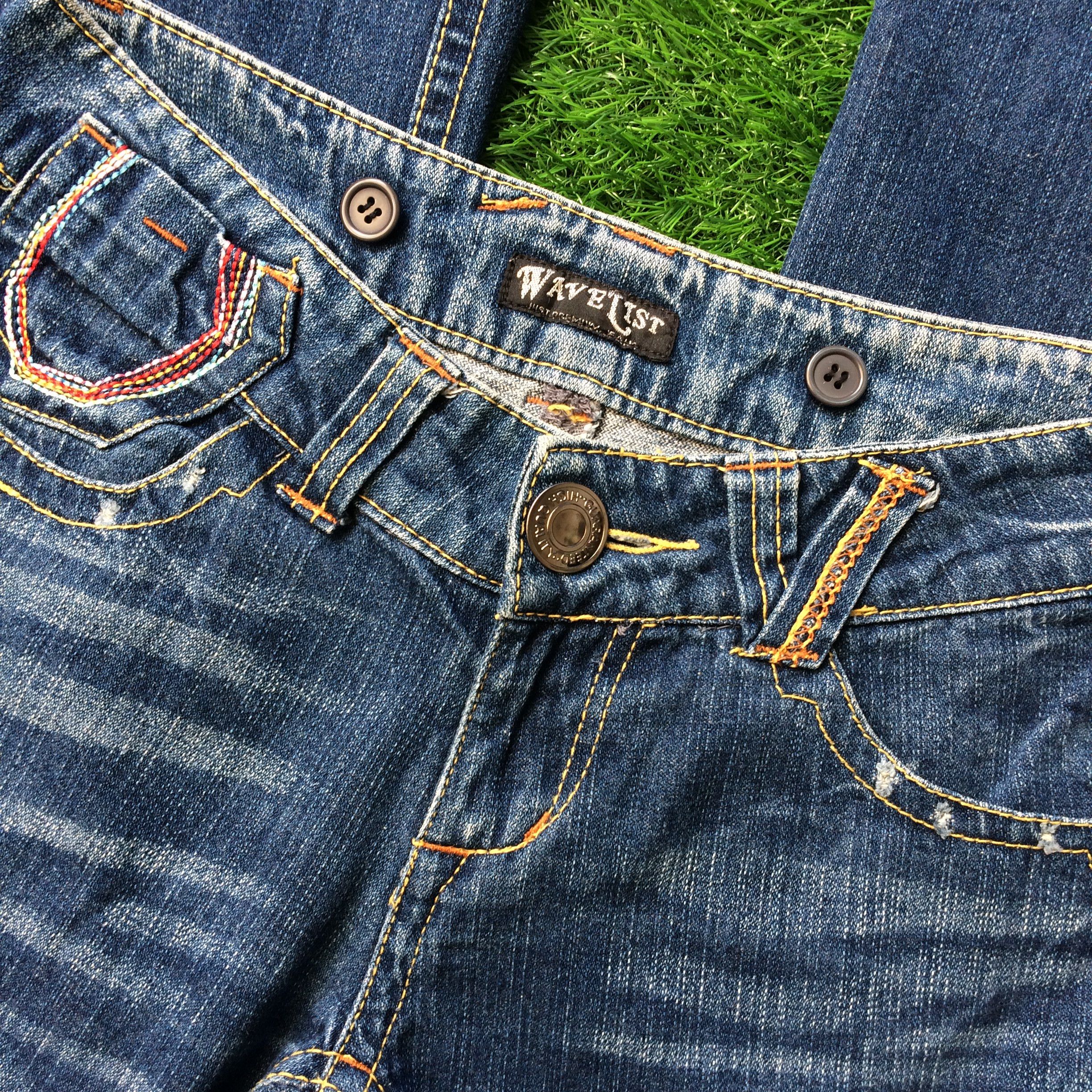 Japanese Brand Japanese Low Rise Distressed Flare Jeans D-697 Size 24" / US 00 / IT 34 - 5 Thumbnail