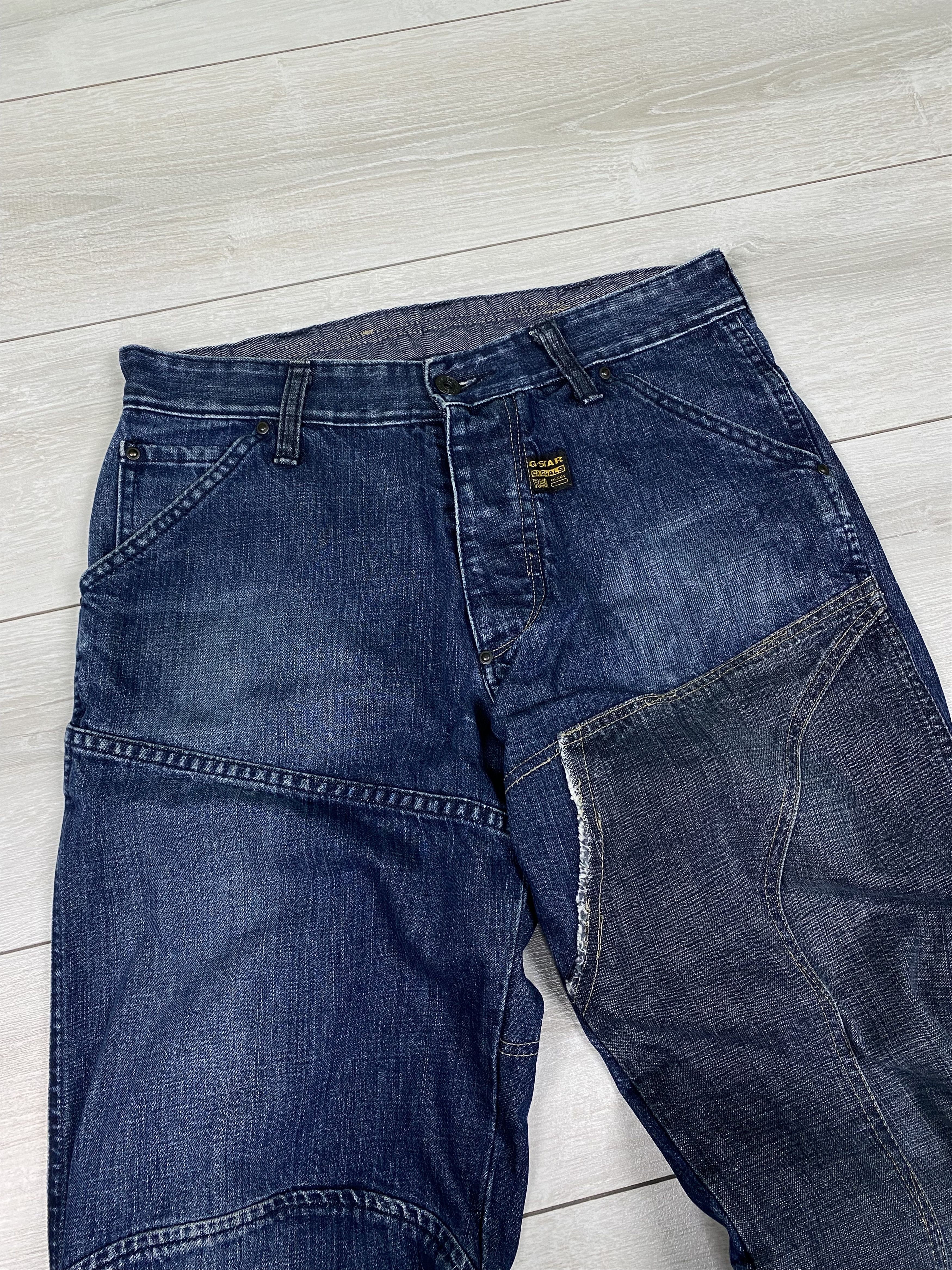 G-Star G Star RAW Cargo Baggy zip Flare Avant Garde elwood Pants Size US 31 - 6 Thumbnail