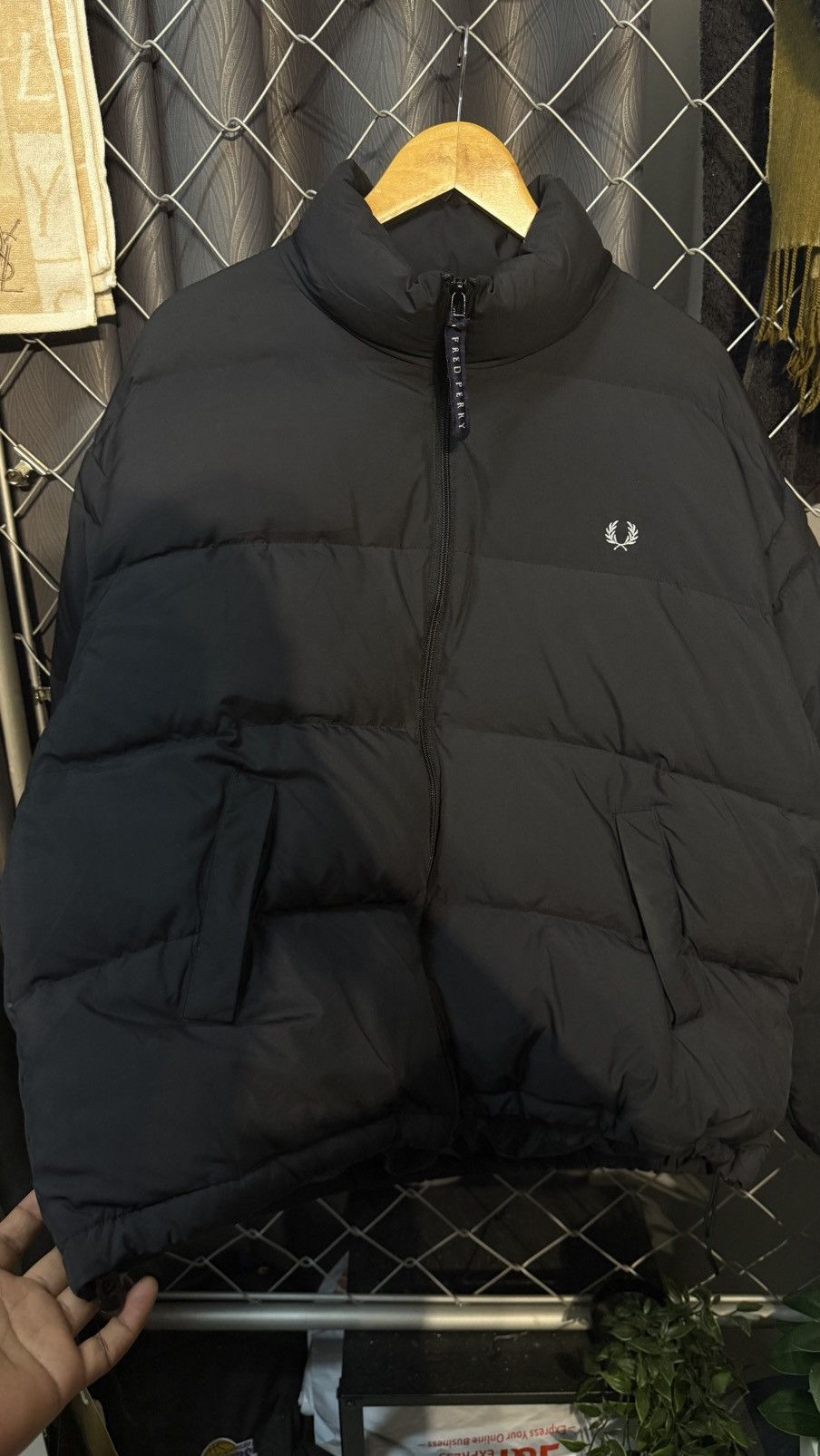 Fred Perry FRED PERRY JASPO DOWN PUFFER JACKET BOXY Size US L / EU 52-54 / 3 - 2 Thumbnail