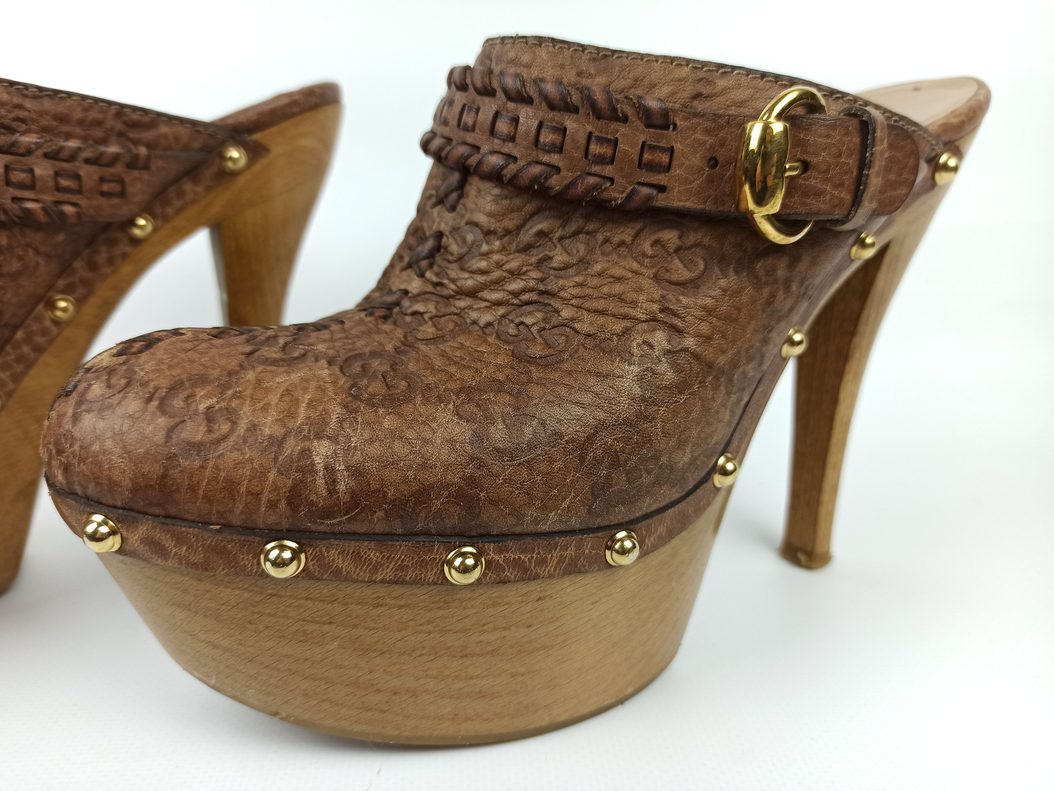 Gucci Gucci High Heels Leather Shoes Size US 10 / IT 40 - 7 Thumbnail