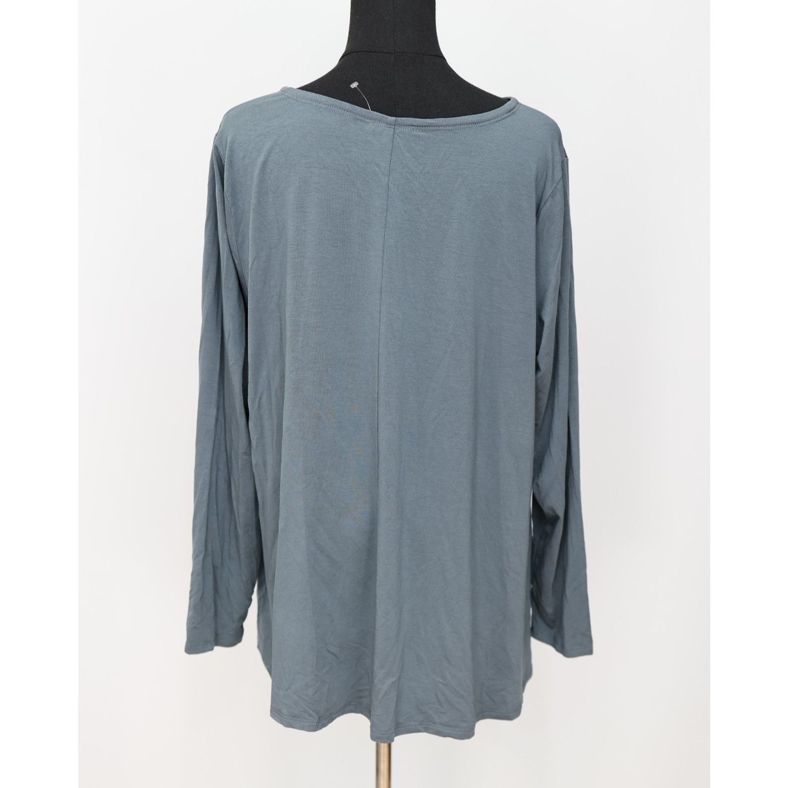 Eileen Fisher EILEEN FISHER Jersey Crew Neck Long Sleeve Tunic Top Size XL Size XL / US 12-14 / IT 48-50 - 4 Thumbnail