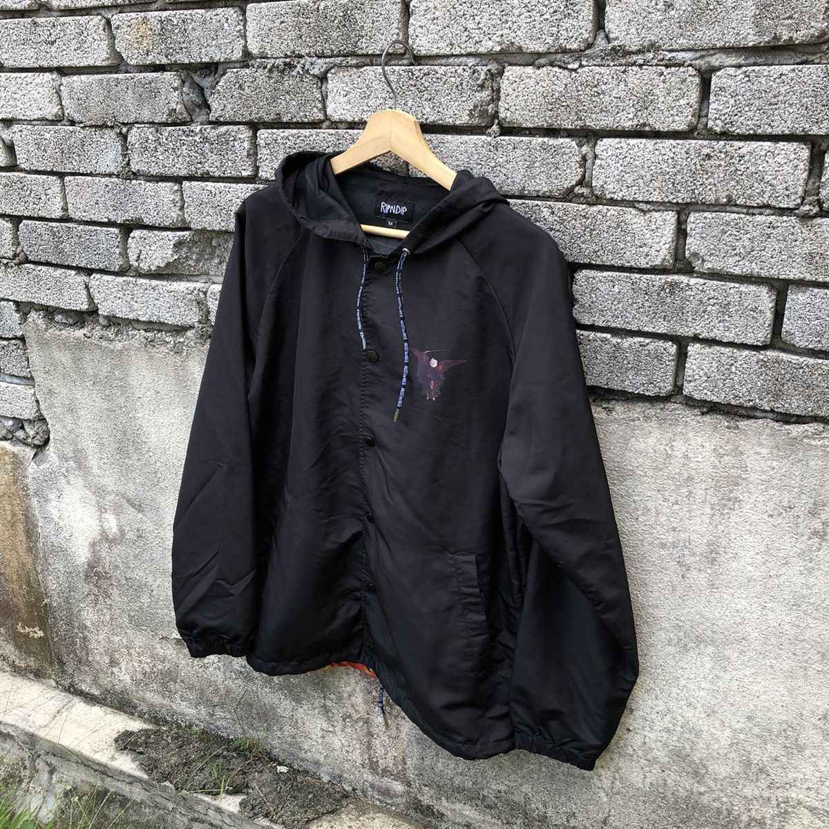 RIPNDIP RIPNDIP Hell Pit Hooded Coach Jacket Size US M / EU 48-50 / 2 - 11 Thumbnail