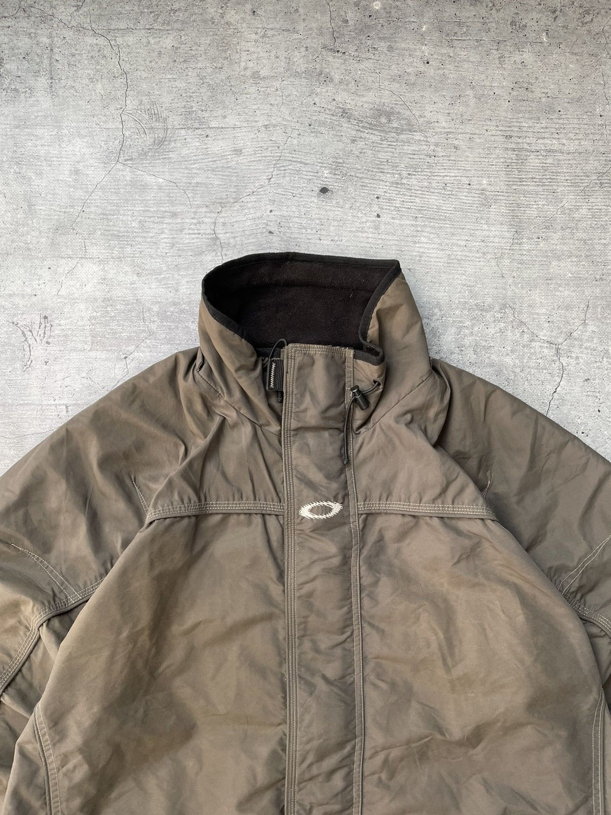 i*s様 Oakley nylon jacket Oakley 3-in-1 Nylon Jacket Men's Large Orange Black Missing Zipper