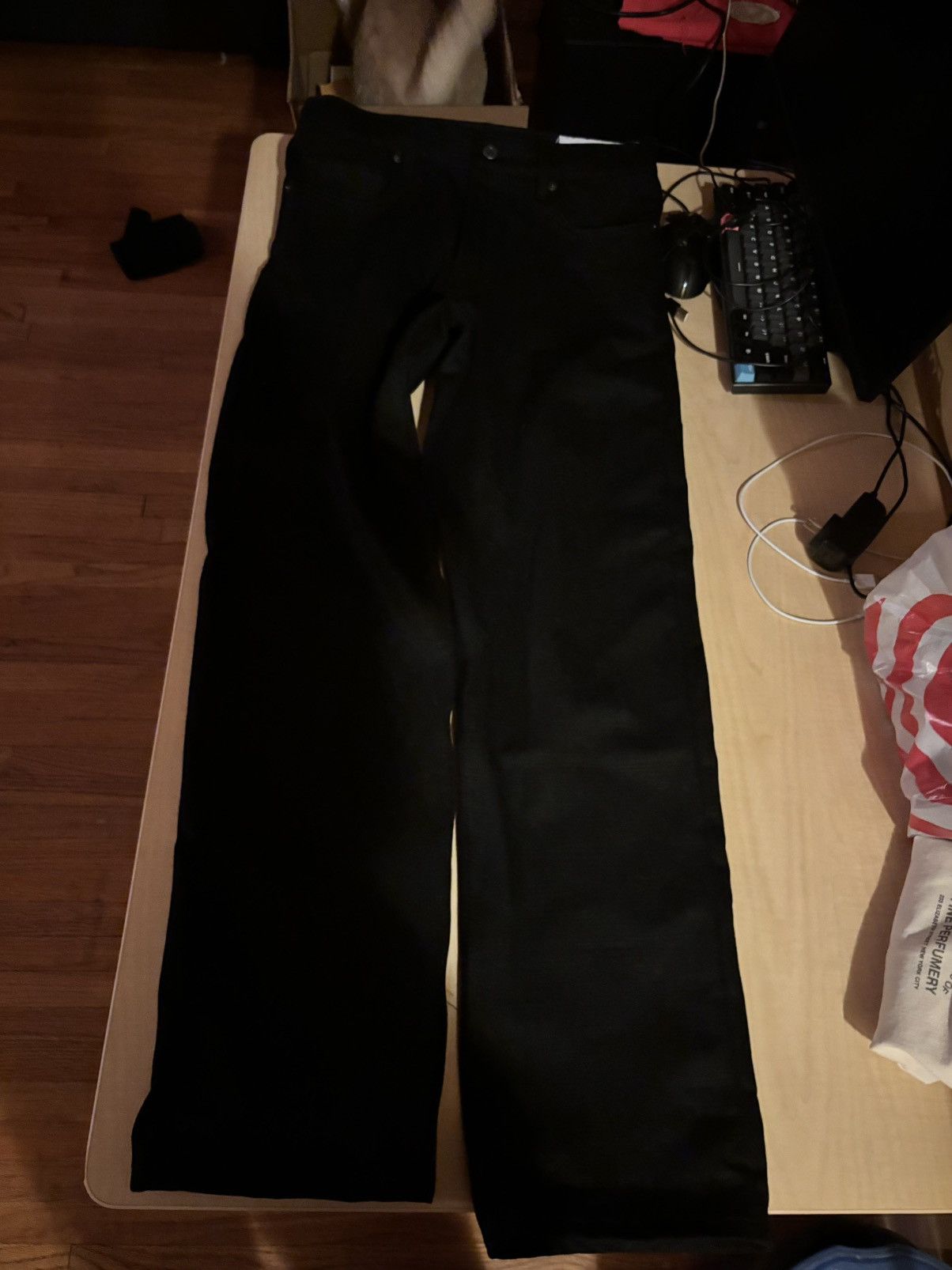 KTwo straight leg denim