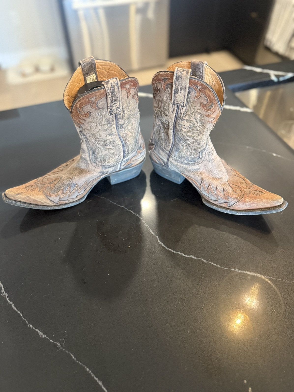 Stetson Low Brown Leather Stetson Boots Size US 8 / IT 38 - 2 Thumbnail