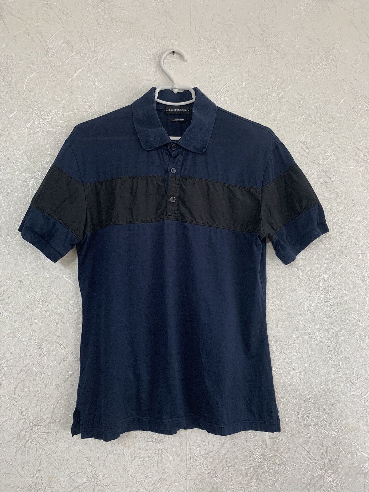 Alexander McQueen × McQ Alexander McQueen Alexander McQueen Men’s Nylon Polo Shirt Made in Italy Size US S / EU 44-46 / 1 - 1 Thumbnail