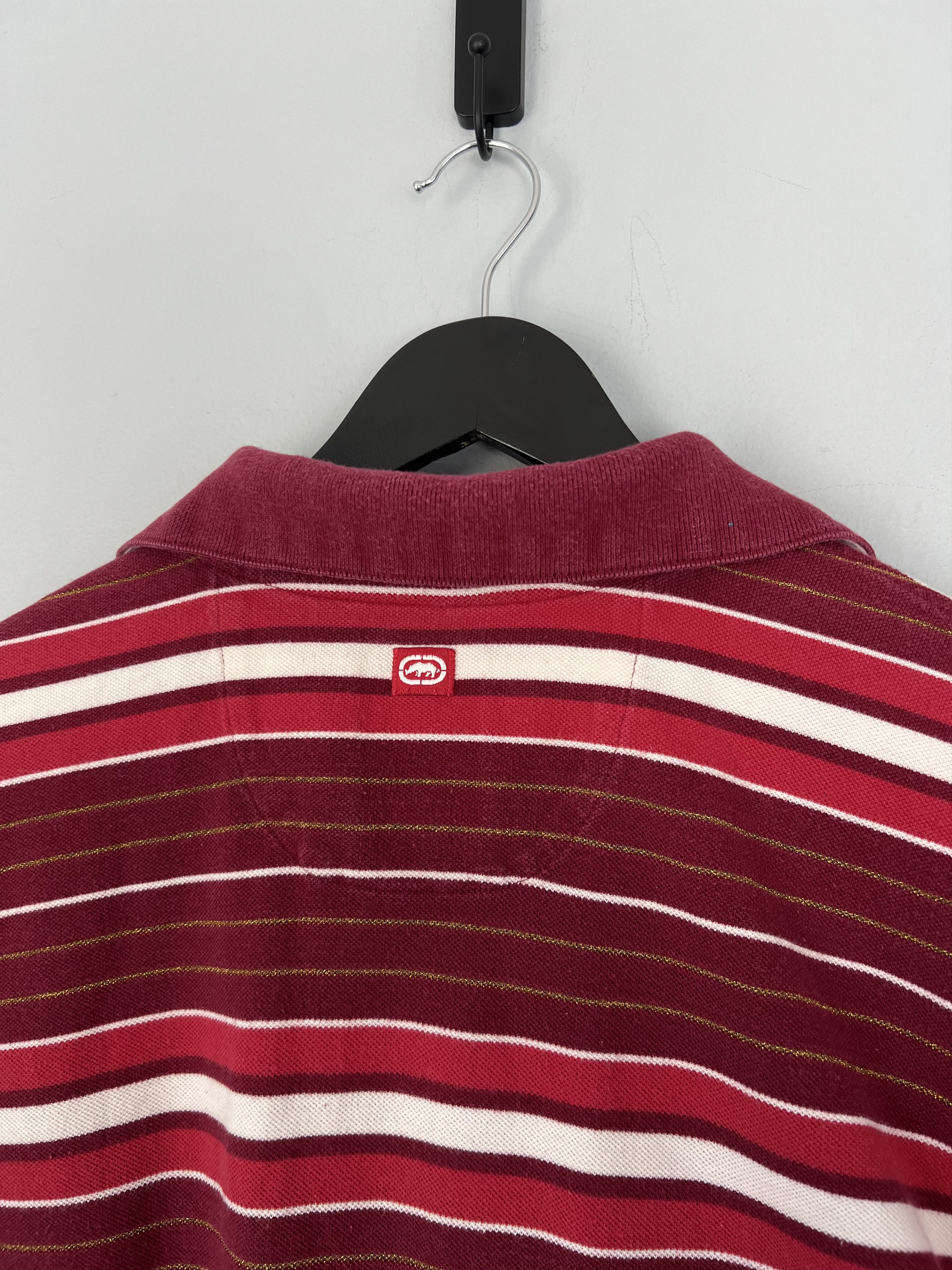 Ecko Unltd. Y2K Ecko Unltd. Striped Polo in Red Size US M / EU 48-50 / 2 - 6 Thumbnail