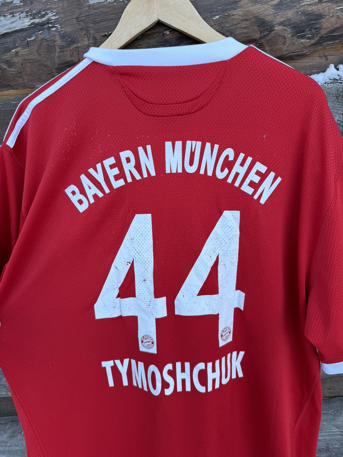 Adidas × Vintage 2009 Adidas Bayern Munich #44 Tumoshchuk vintage jersey Size US XXL / EU 58 / 5 - 9 Thumbnail