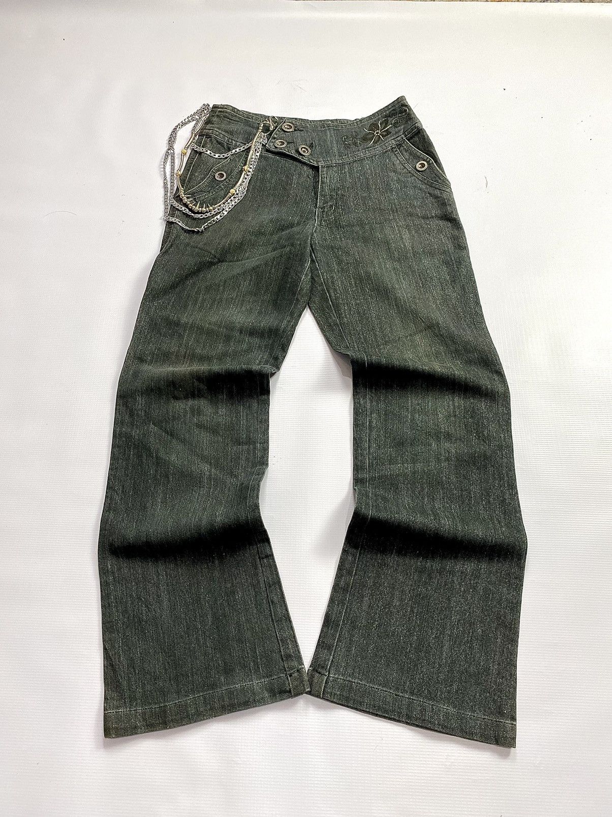 If Six Was Nine × Japanese Brand × Le Grande Bleu (L.G.B.) 2000s JOJO Flared Jean Size US 27 - 1 Thumbnail