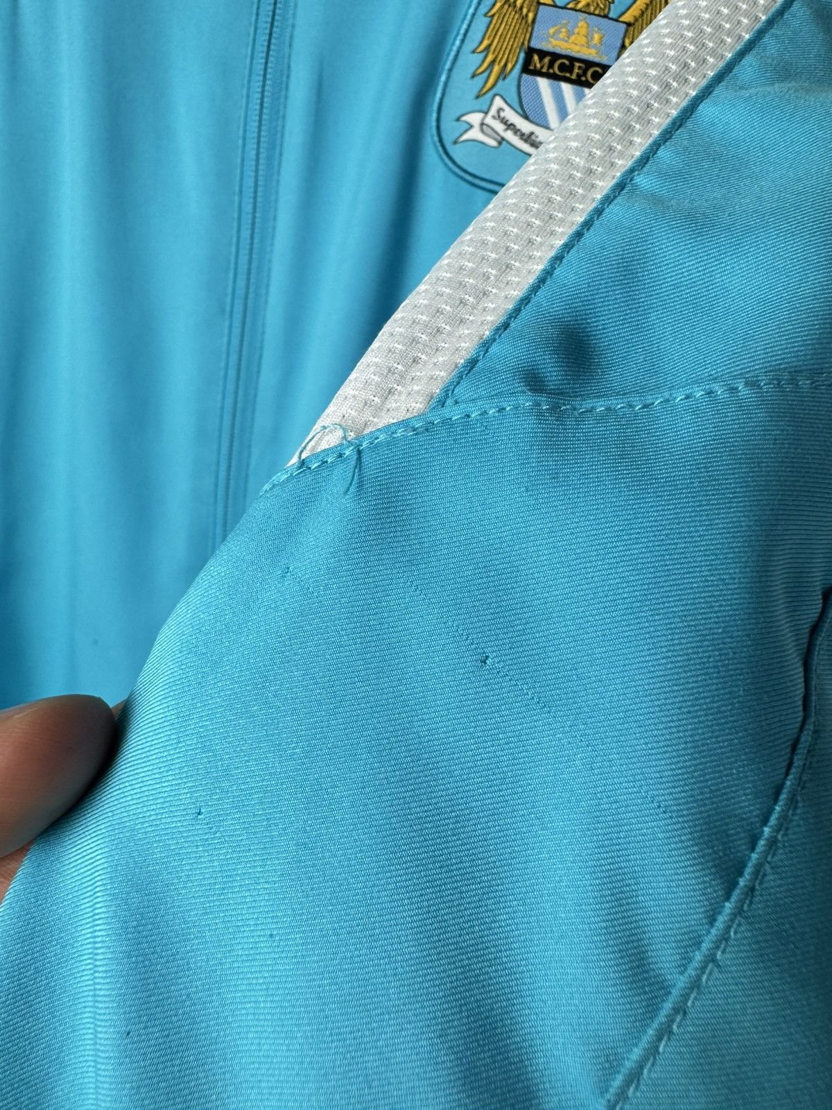 Nike Manchester City 2015 2016 Training Soccer Track Jacket Nike Size US L / EU 52-54 / 3 - 11 Thumbnail