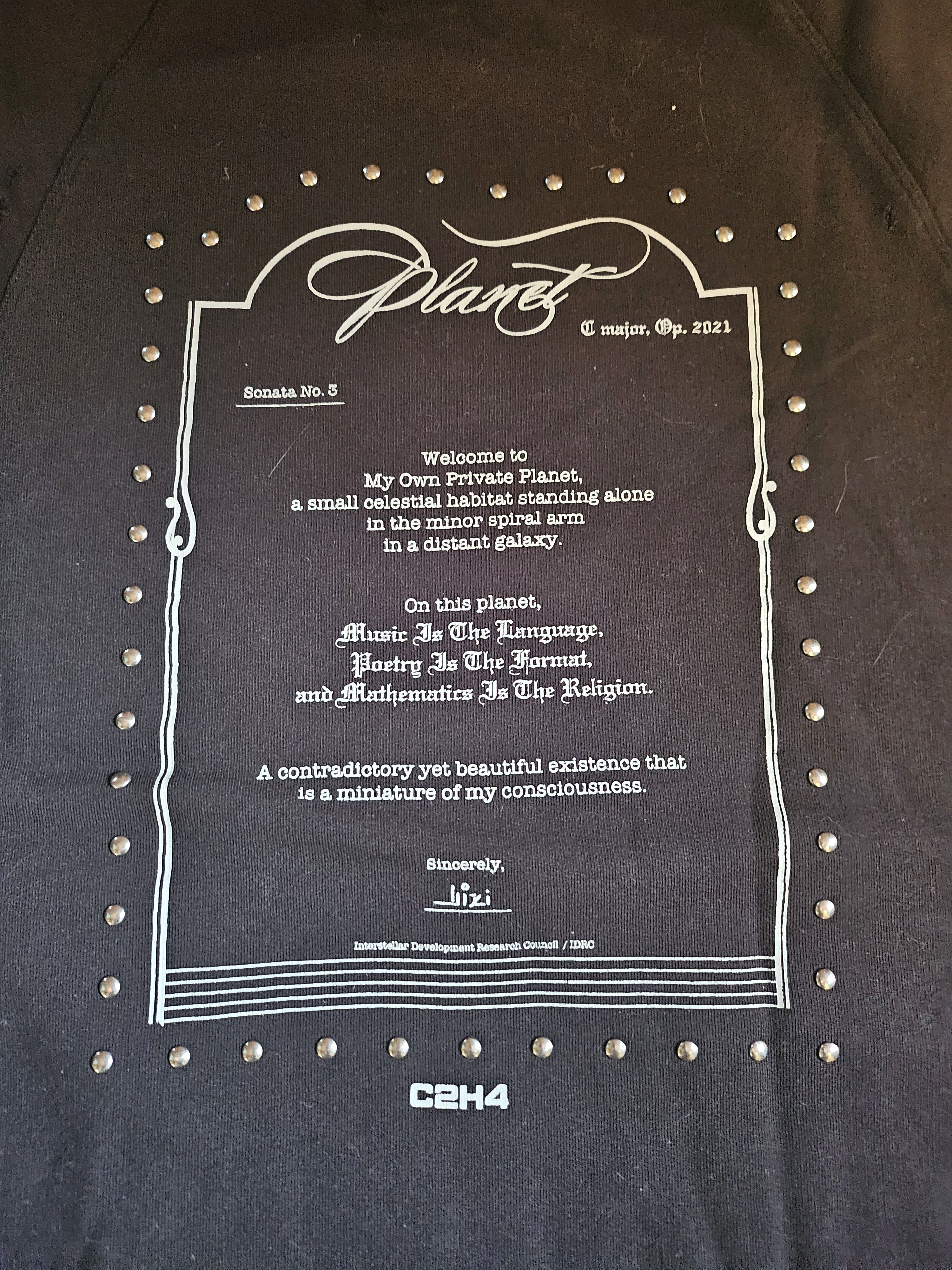 C2H4 C2H4 "My Own Private Planet" Sleeveless Hoodie Size US XL / EU 56 / 4 - 7 Thumbnail