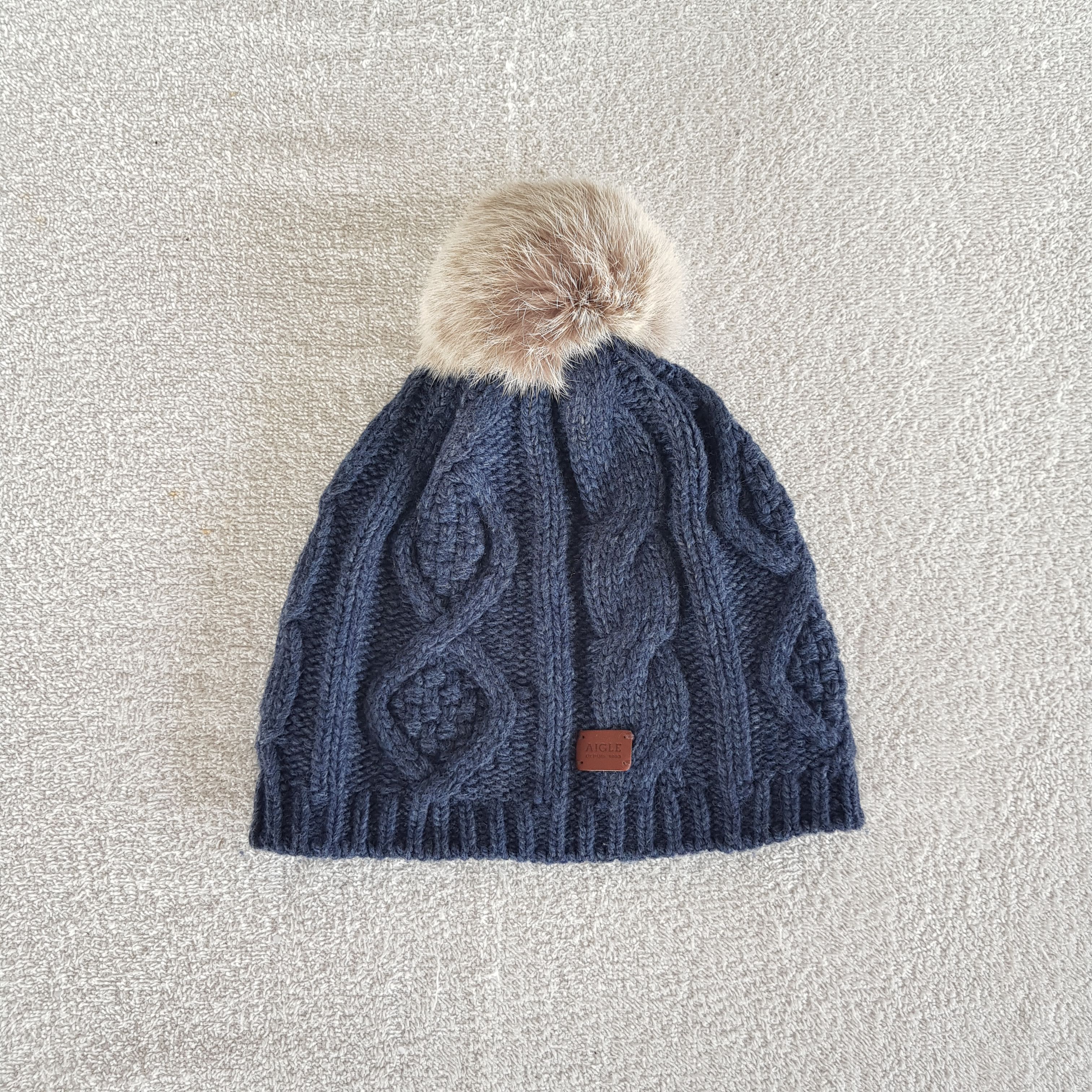 Aigle Vintage Japanese Beanie Fair Isle Ribbed Knit Snow Caps Hats Size ONE SIZE - 5 Thumbnail