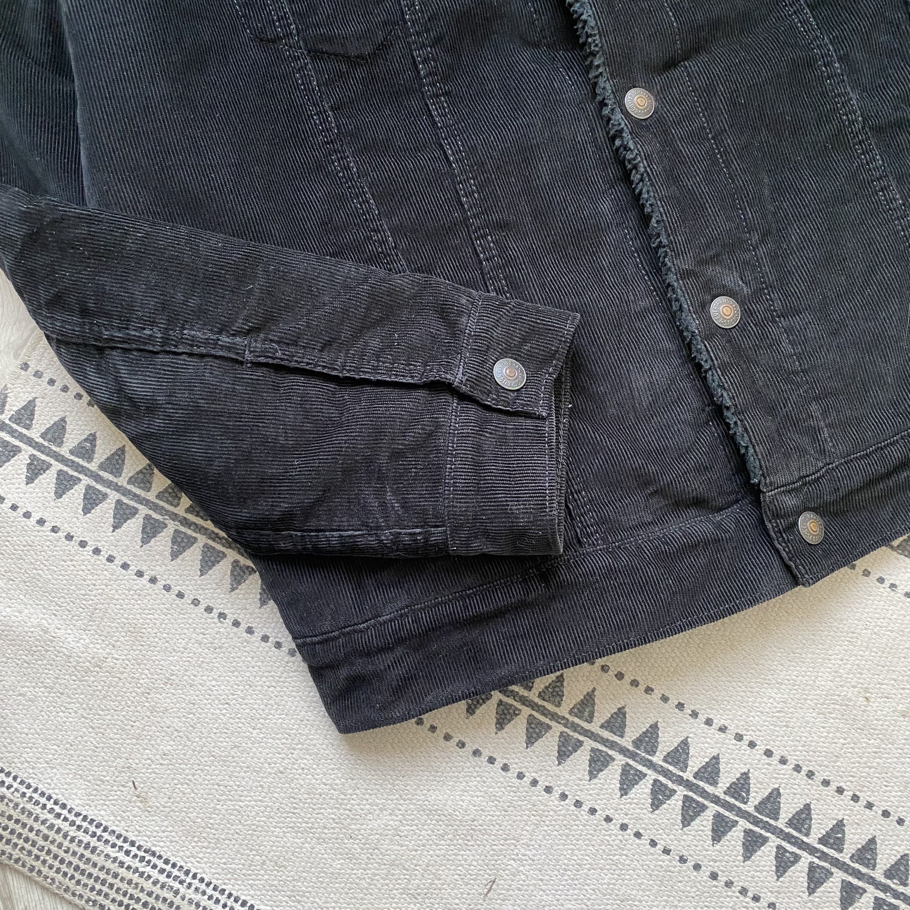 Levi's Corduroy Levis Trucker Denim Sherpa Jacket. Size US L / EU 52-54 / 3 - 7 Thumbnail