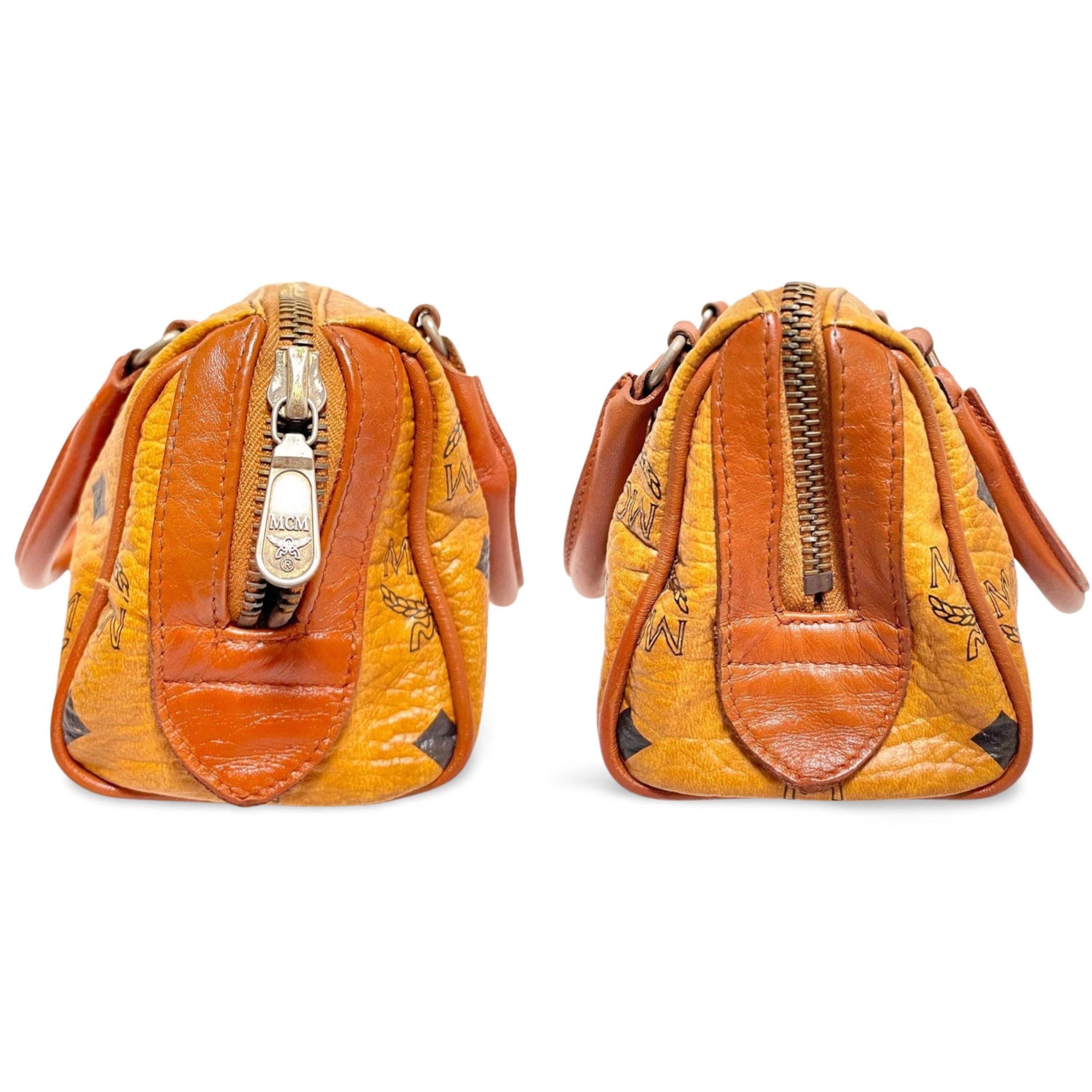 MCM Vintage MCM classic brown monogram mini speedy bag. Size ONE SIZE - 6 Thumbnail