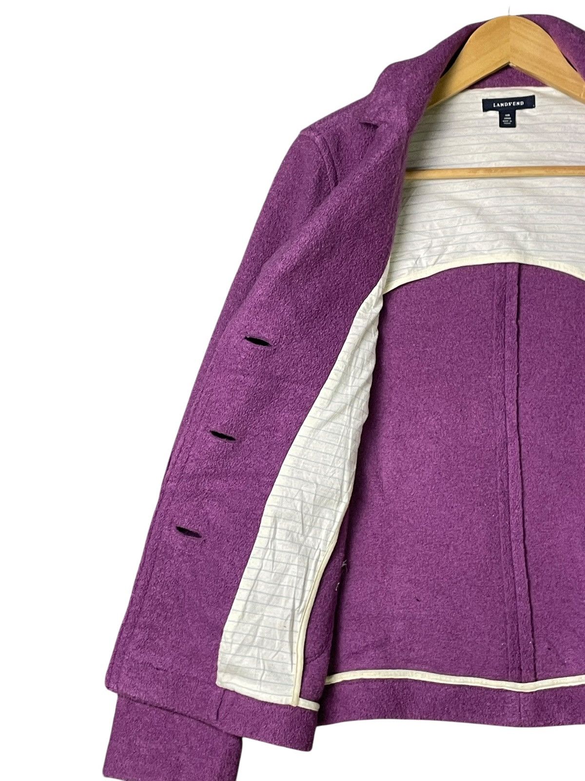 Designer × Lands' End × Vintage Vintage Lands End Fleece Jacket (49) Size US XS / EU 42 / 0 - 6 Thumbnail