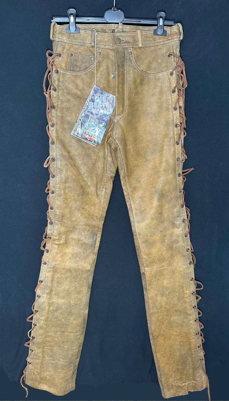 IDCS ISS Leather Pants Cowboy Western Native Indian Fringe