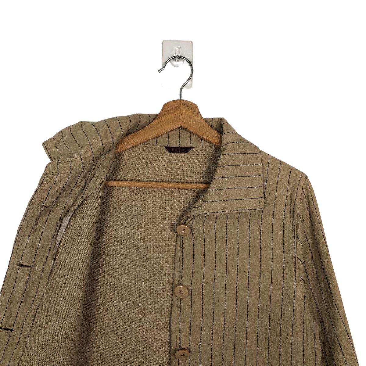 Issey Miyake 🔥VINTAGE PIN STRIPE BOMBER JACKET TORINO ISSEY MIYAKE Size US M / EU 48-50 / 2 - 9 Thumbnail