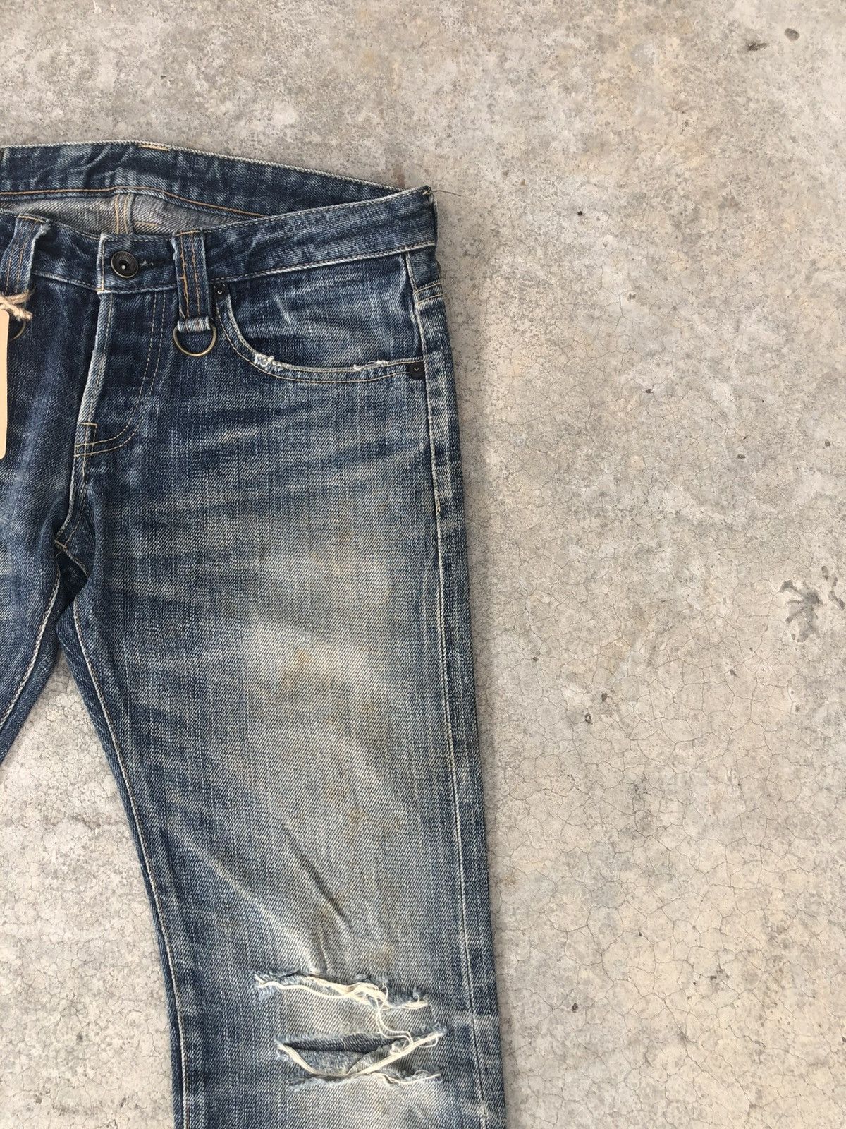 BUFFALO BOBS Buffalo Flared Selvedge Jeans Distressed Denim Size US 31 - 5 Thumbnail