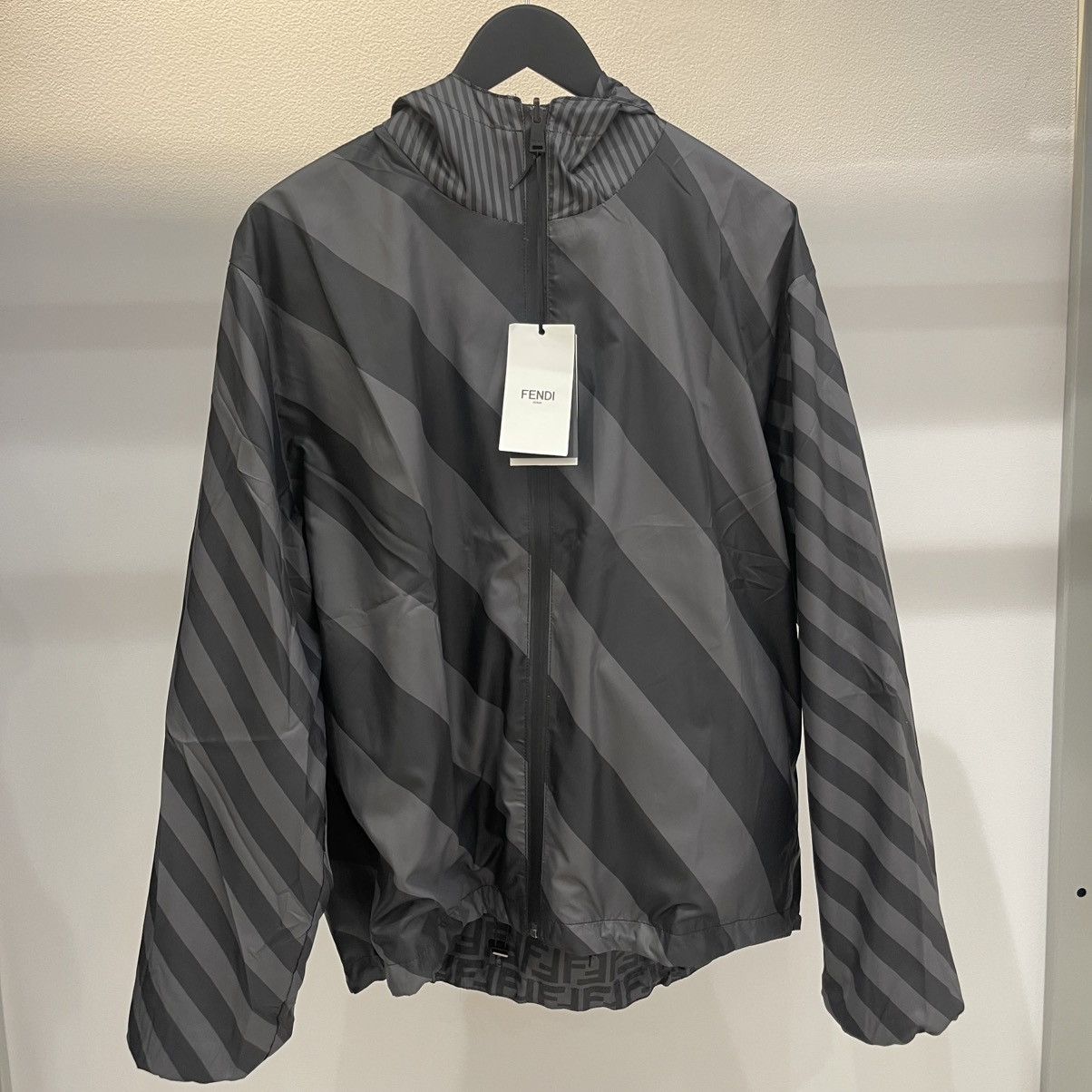 Fendi Fendi Blouson Black Reversible Nylon Windbreaker Size US M / EU 48-50 / 2 - 4 Thumbnail