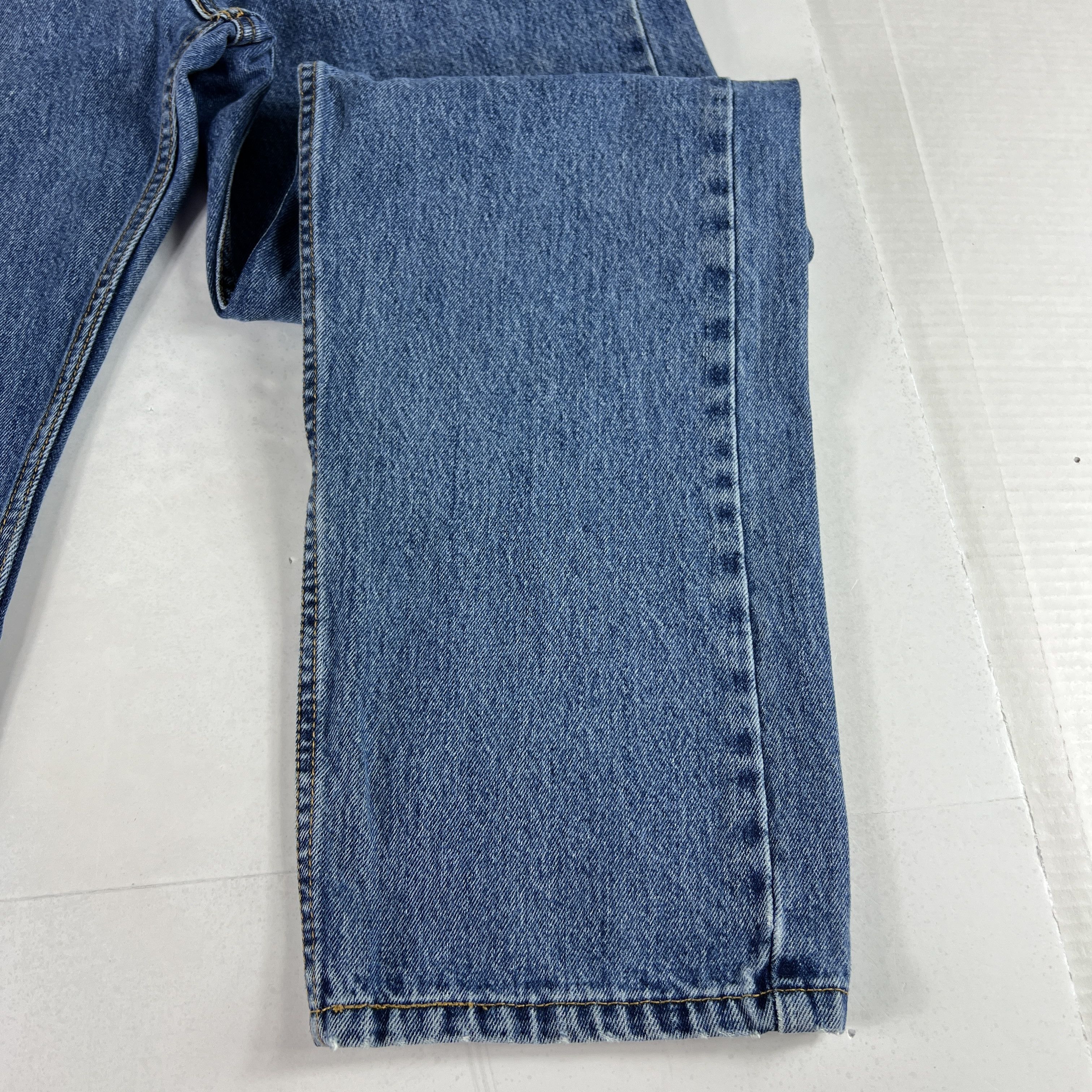 Levi's Levi's Jeans 505 Regular Straight Blue Faded Cotton Denim Size US 36 / EU 52 - 6 Thumbnail