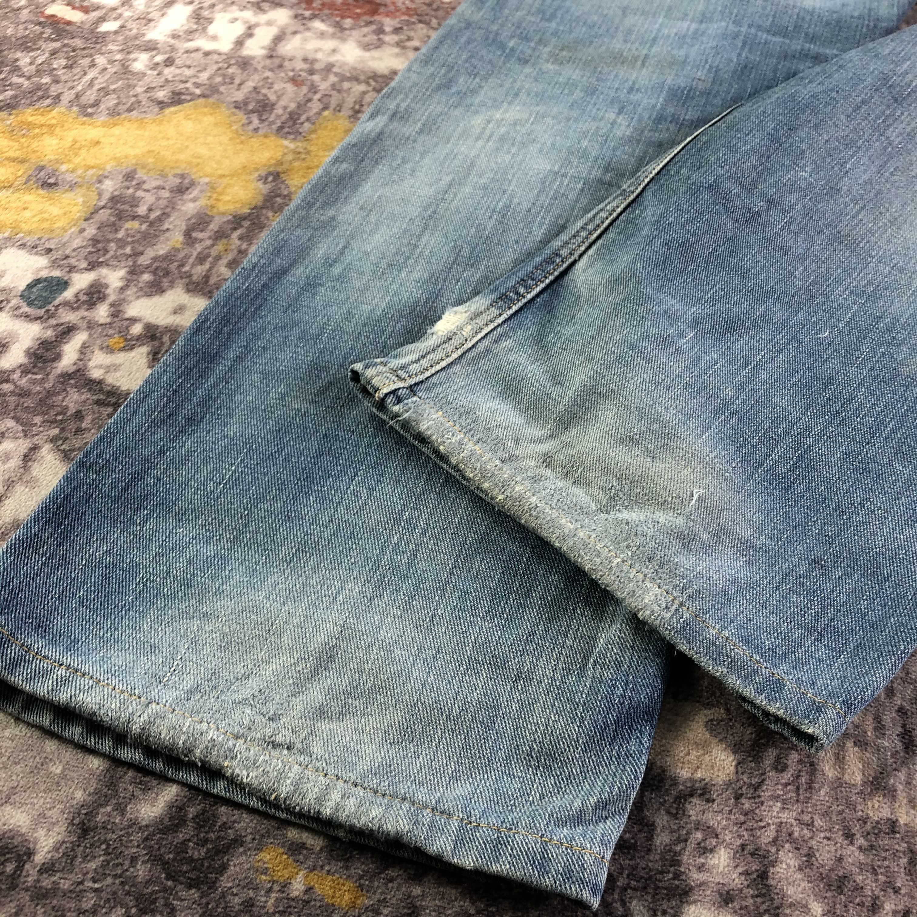 Lee Vintage Blue Wash Lee Selvedge Jeans-JM3660 Size US 33 - 4 Thumbnail