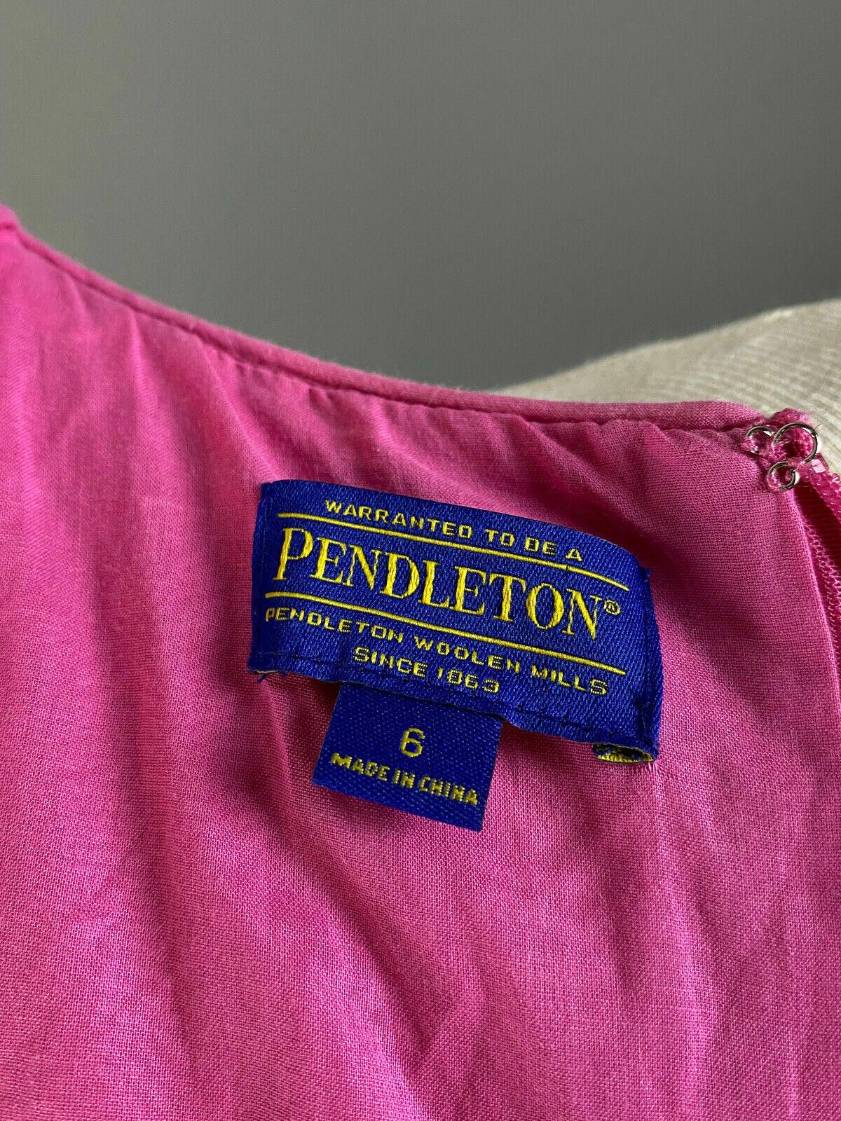 Pendleton Ladies Pendleton Pink Cotton Long Lace Dress Size 6 Size M / US 6-8 / IT 42-44 - 10 Thumbnail