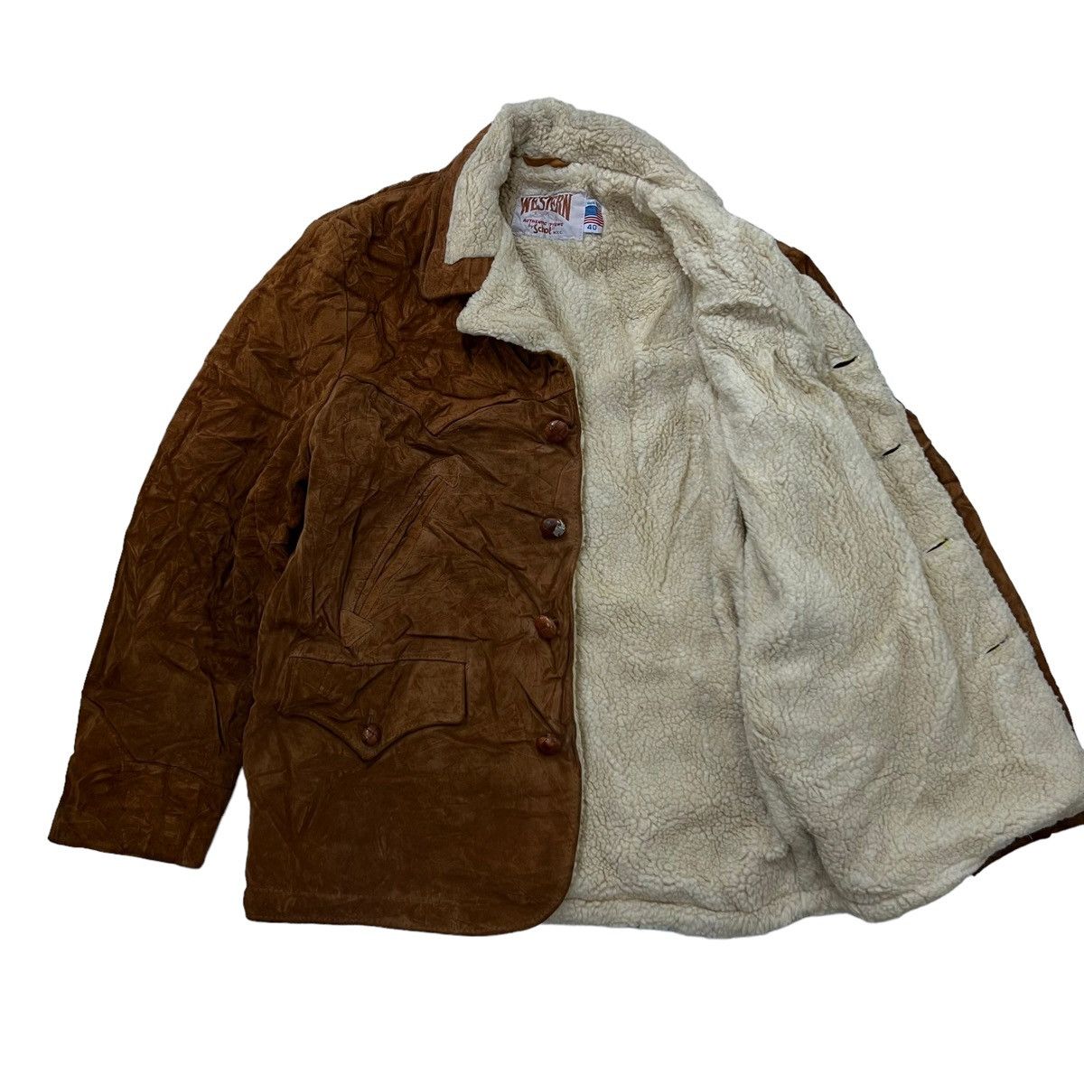Schott 🔥RARE WESTERN SCHOTT LEATHER JACKET MADE IN USA Size US M / EU 48-50 / 2 - 10 Thumbnail