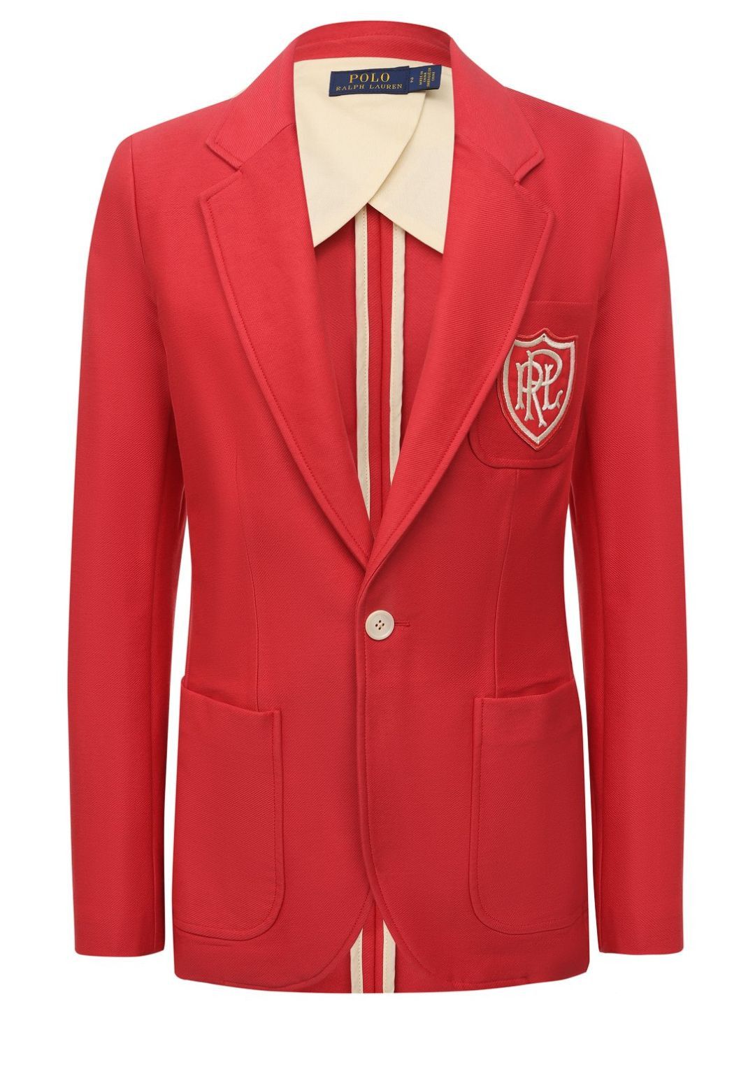 Polo Ralph Lauren Polo Ralph Lauren Womens Logo Double Red Blazer Sz 2 Size XS / US 0-2 / IT 36-38 - 1 Thumbnail