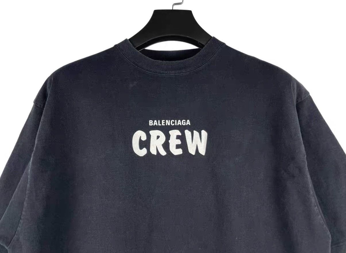 Balenciaga Balenciaga Crew Slogan T-Shirt J31 Size US M / EU 48-50 / 2 - 3 Thumbnail