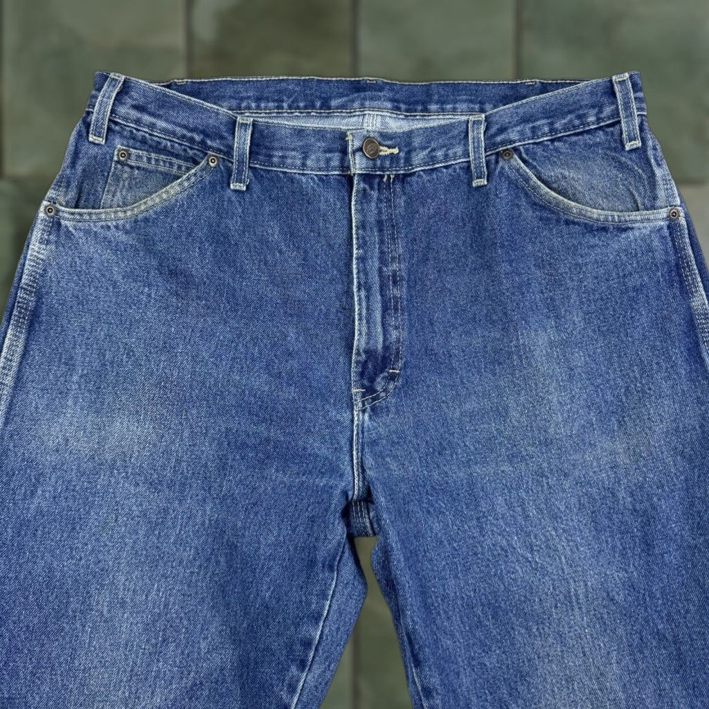 Dickies VINTAGE Dickies Jeans Carpenter Adults 38x32 Relaxed Blue Baggy Workwear Y2K Mens Size US 38 / EU 54 - 1 Thumbnail