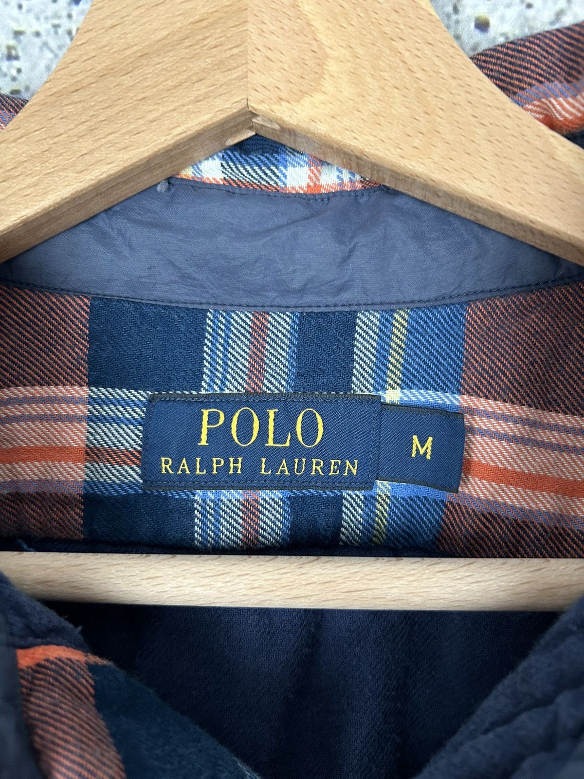 Polo Ralph Lauren Vintage Polo Ralph Lauren Orange Checkerd Shirt Button Ups Size US M / EU 48-50 / 2 - 5 Thumbnail