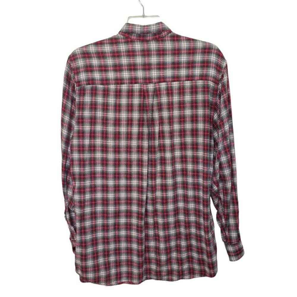 Club Room CT357 Club Room Long Sleeve Red & Green Men’s Shirt L Size US L / EU 52-54 / 3 - 3 Thumbnail