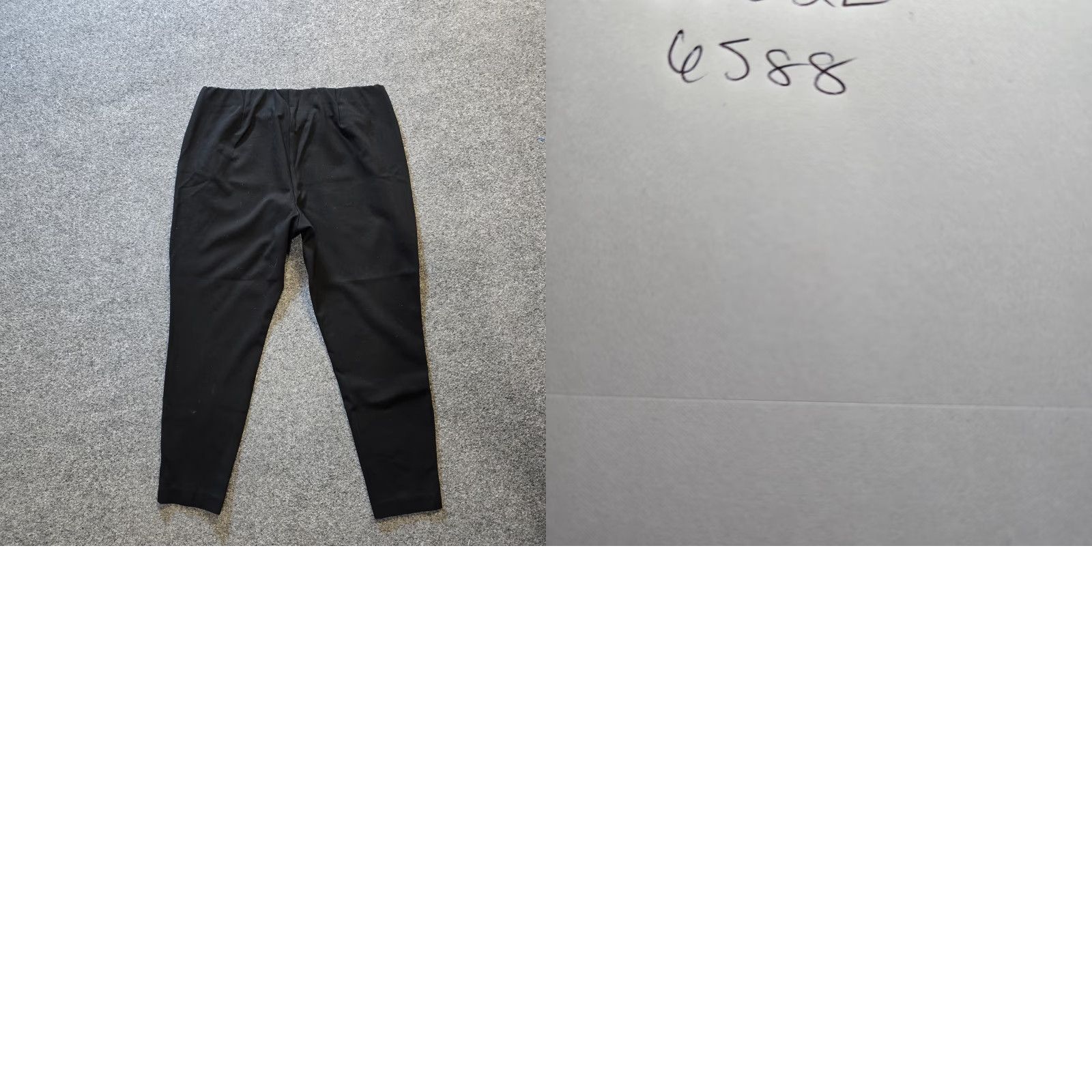 J. Jill J. Jill Pants Womens Large Petite Black Ponte Slim Legging Pull On Cropped Capris Stretch Size 30" / US 8 / IT 44 - 8 Thumbnail