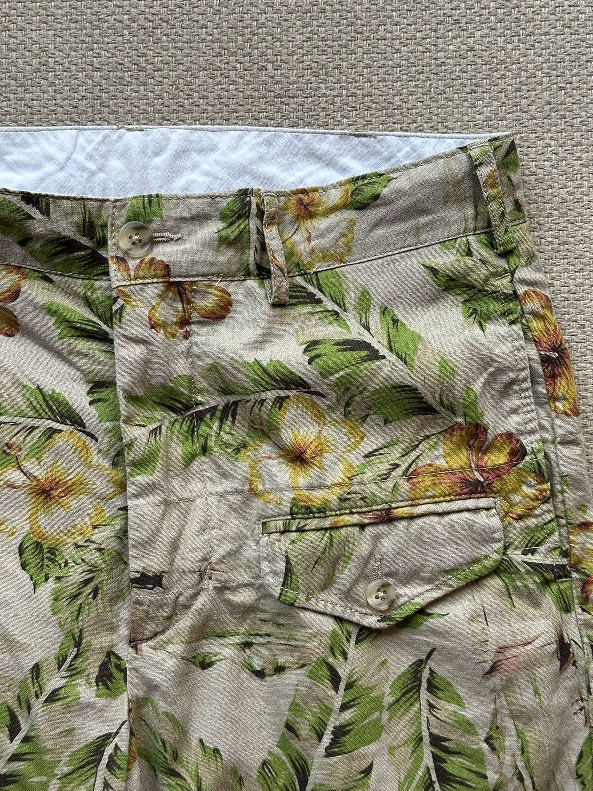 Engineered Garments Gurkha Shorts SS15 Safari Floral Size US 32 / EU 48 - 2 Thumbnail