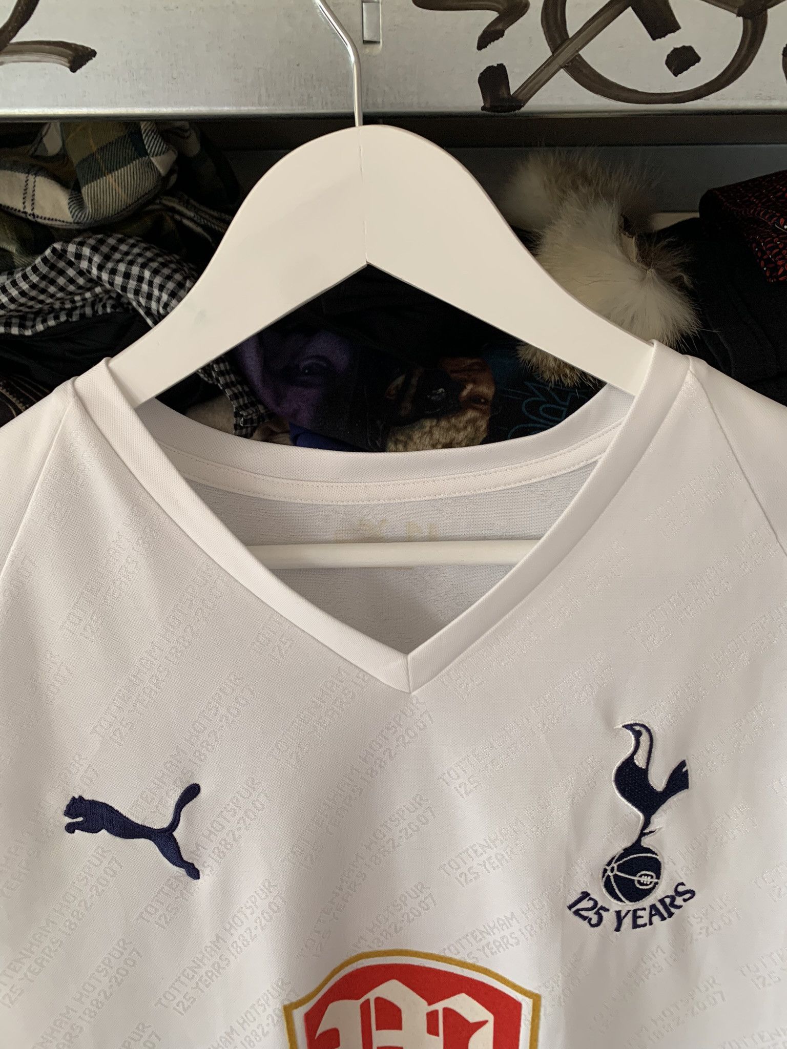Puma Tottenham Hotspur 2007 2008 Mansion 125 years shirt L Size US L / EU 52-54 / 3 - 3 Thumbnail