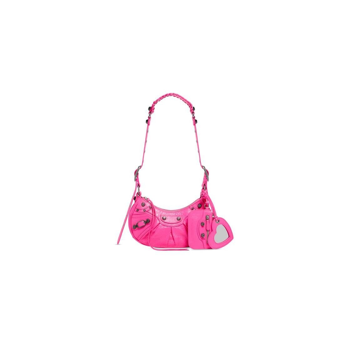Balenciaga o1tr1nto1025 Size: OS / Le Cagole XS Shoulder Bag in Pink Size ONE SIZE - 1 Thumbnail