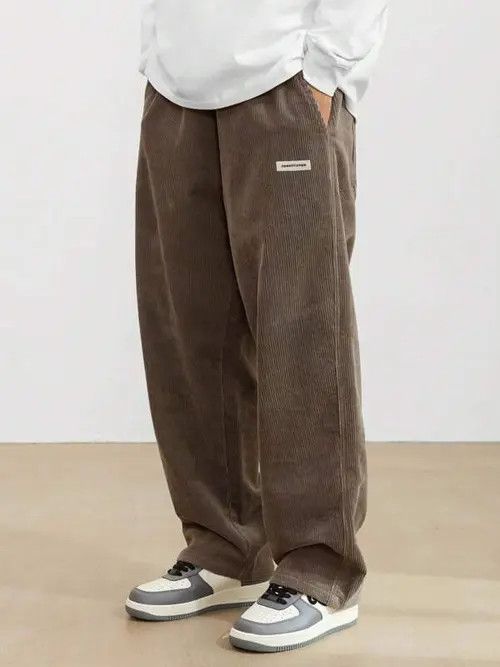 Japanese Brand corduroy Straight-Leg Pants Casual fit trousers Size US 32 / EU 48 - 1 Thumbnail