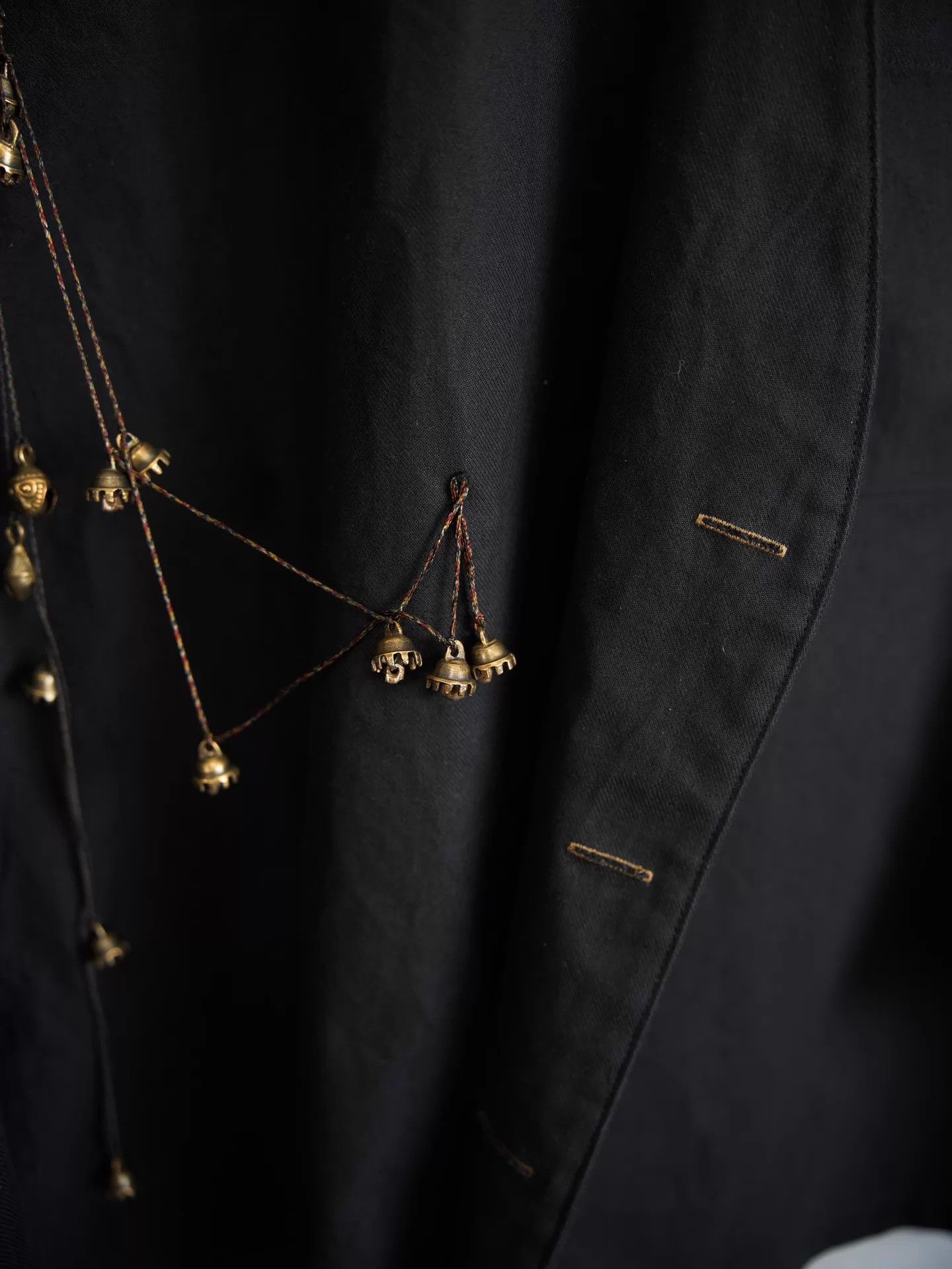 Yohji Yamamoto Yohji Yamamoto 17SS Handmade Brass & Iron Bell Jacket Size US L / EU 52-54 / 3 - 4 Thumbnail