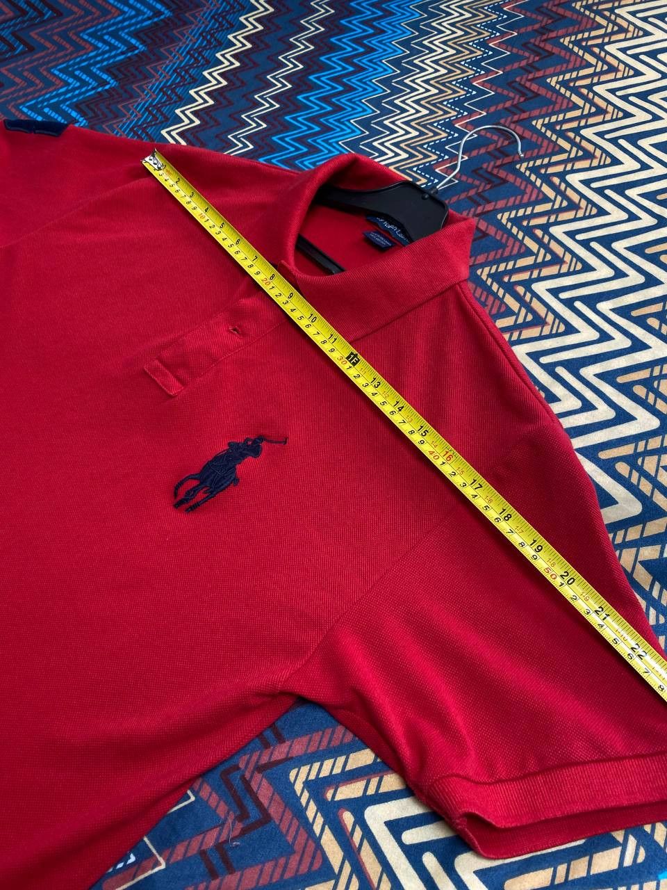 Polo Ralph Lauren T-Shirt Polo by Ralph Lauren big logo pony #3 polos Vintage Size US L / EU 52-54 / 3 - 12 Thumbnail