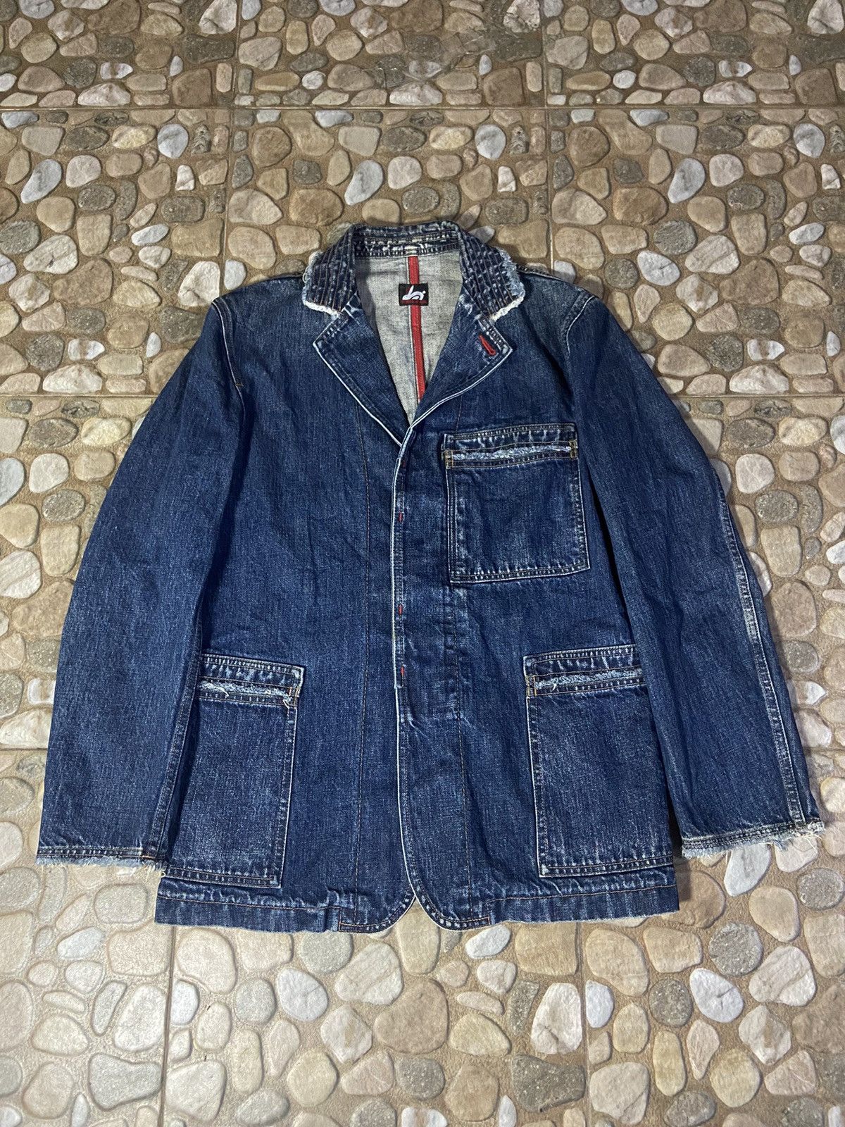 VTG RED EAR DENIM PARKA JAPANESE JACKET