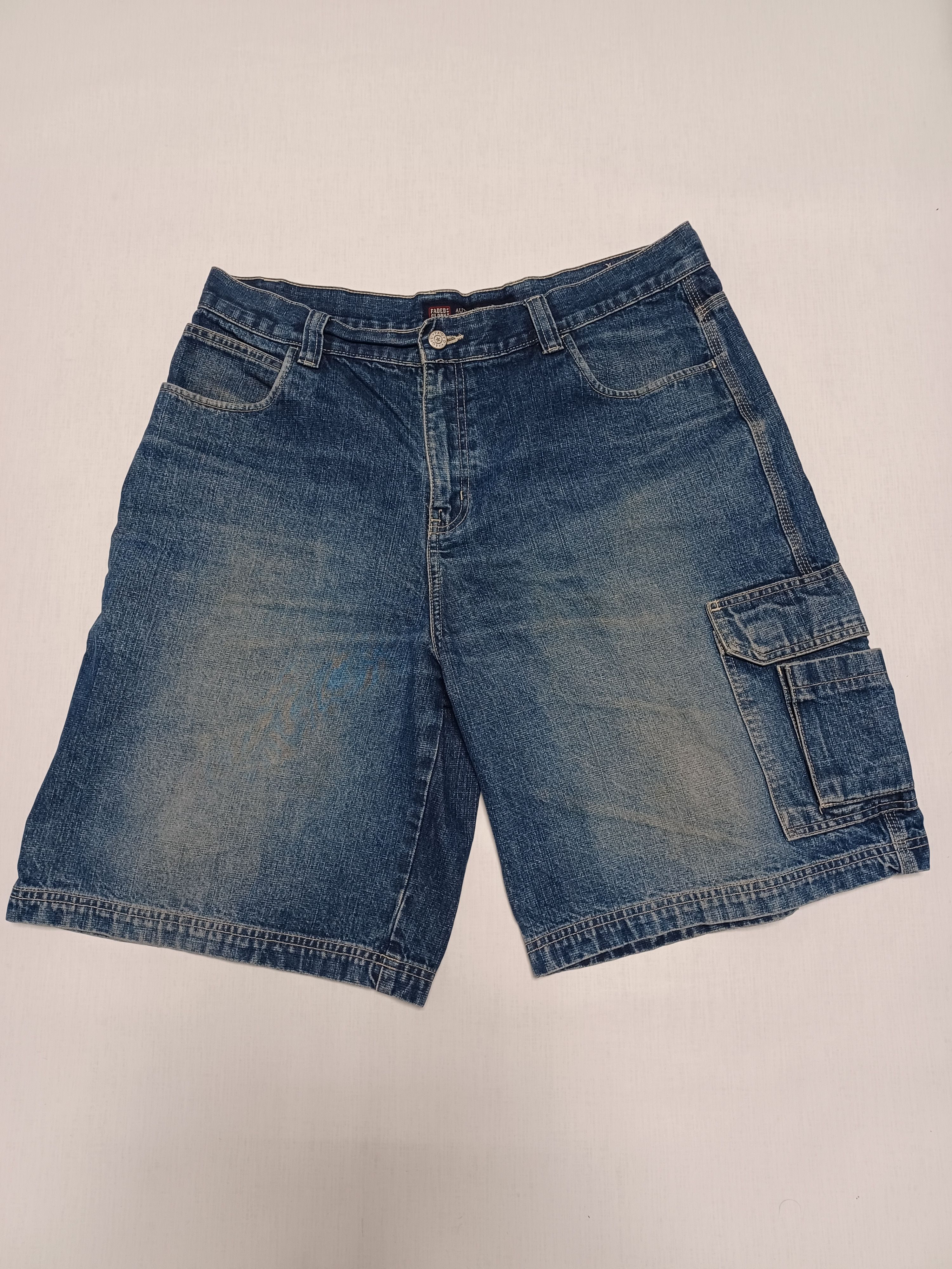 Faded Glory FADED GLORY CARPENTER SHORTS MADE IN MEXICO VINTAGE DENIM Size US 36 / EU 52 - 2 Thumbnail