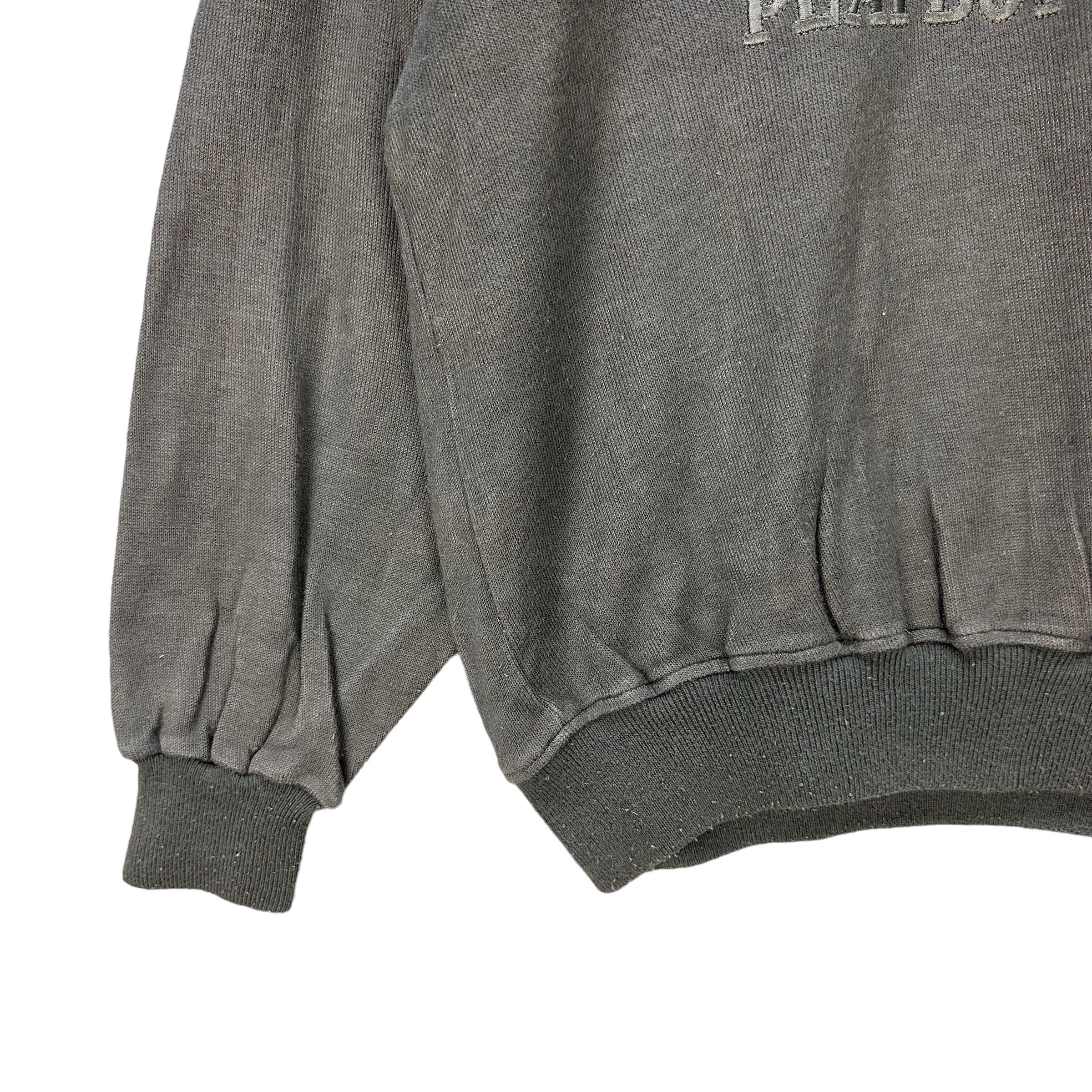 Playboy PLAYBOY EMBROIDERED BIG LOGO CROPPED SWEATSHIRT #7935-191 Size US M / EU 48-50 / 2 - 5 Thumbnail