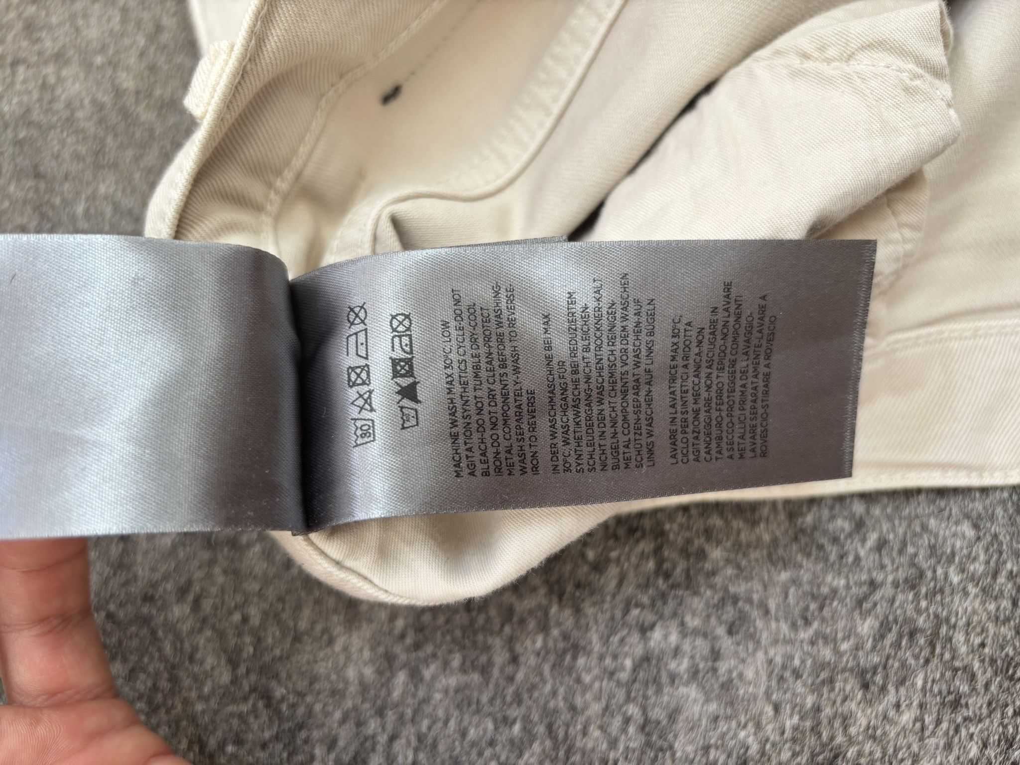 Belstaff Belstaff Moto Cargo Pants Beige 32x33 – Slim Fit Biker Style Size US 32 / EU 48 - 11 Thumbnail