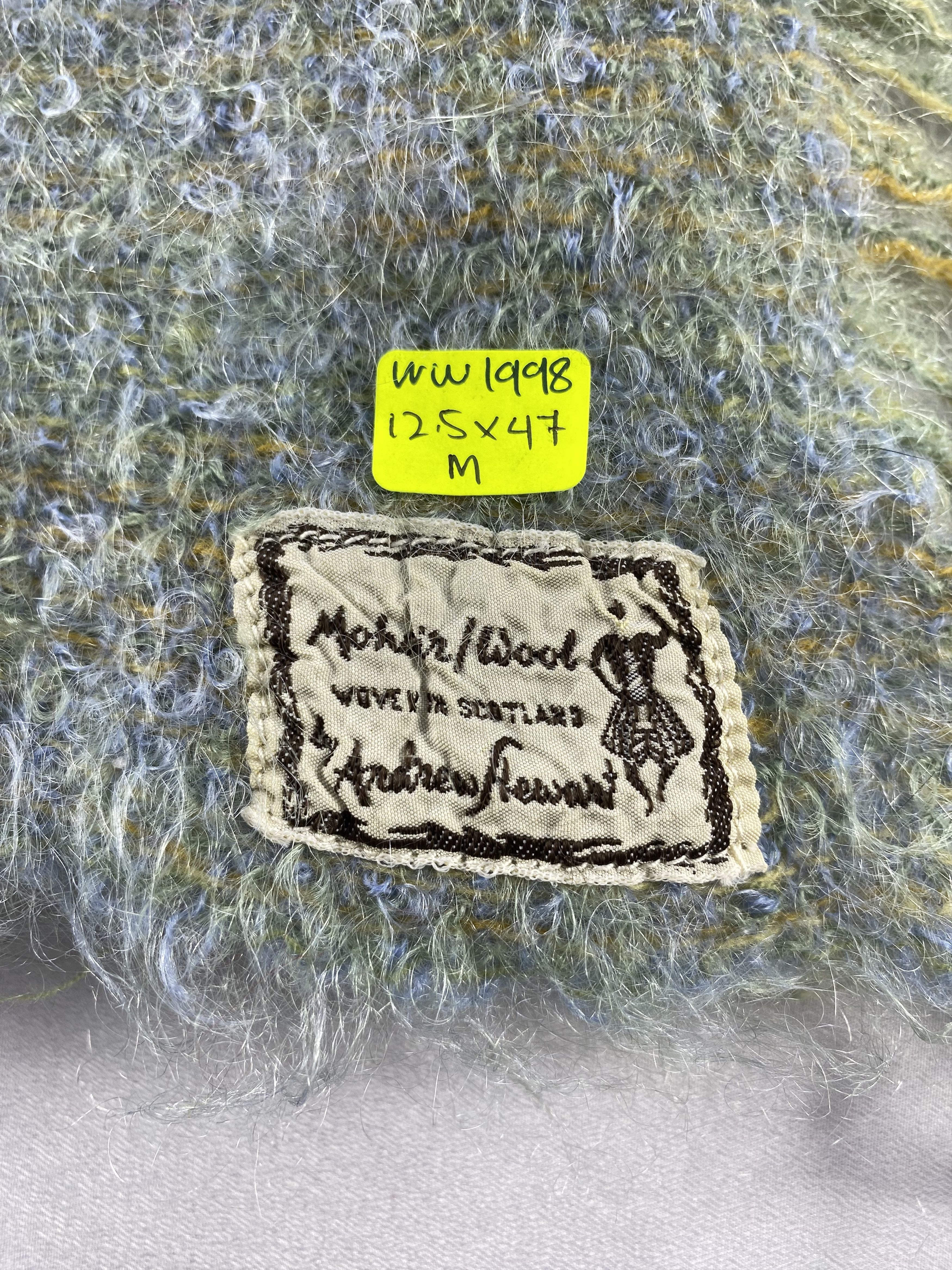 Vintage Vintage Mohair Scarf / Muffler / Neckwear Size ONE SIZE - 5 Thumbnail