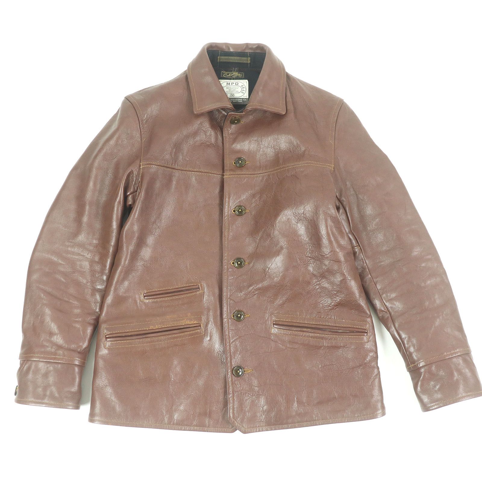 Other Other COLIMBO Stockman's Work Horsehide Coat Leather Outerwear DUTY FREE for USA Size ONE SIZE - 1 Thumbnail