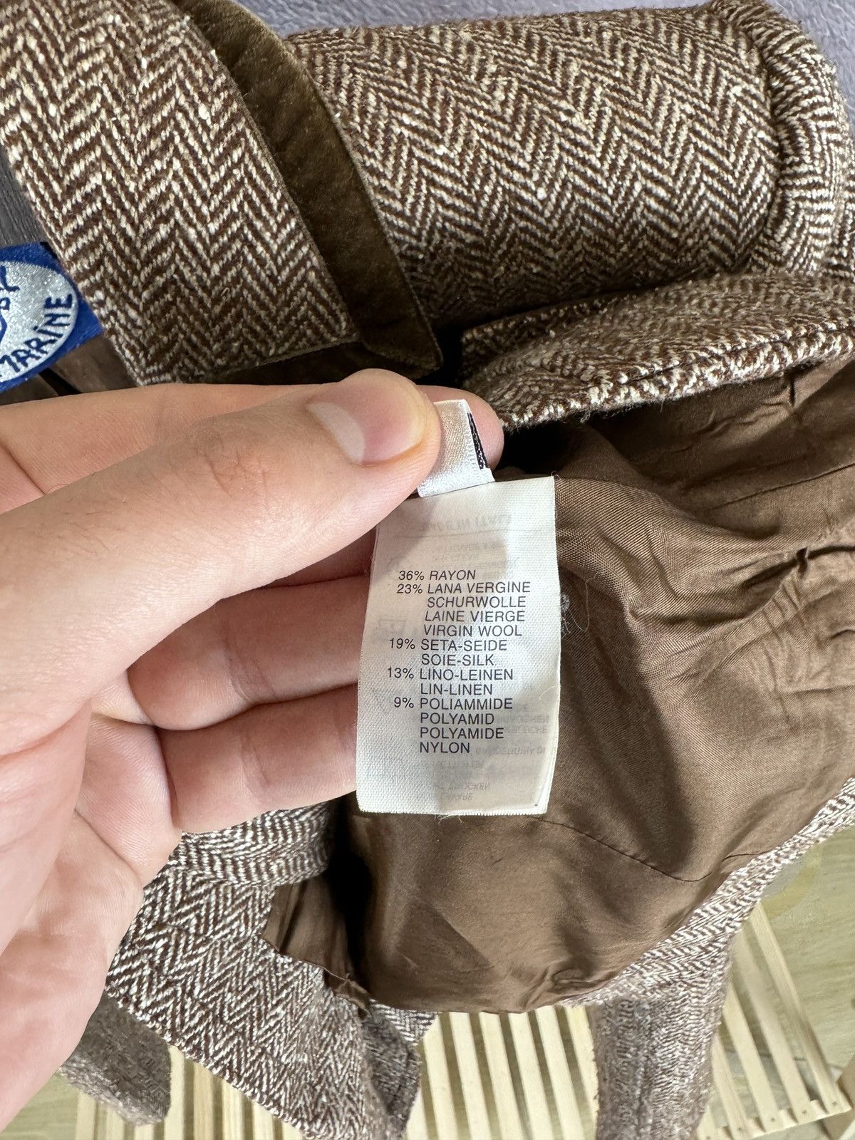 Blumarine Blugirl Blumarine herringbone tweed double-breasted blazer Size M / US 6-8 / IT 42-44 - 11 Thumbnail